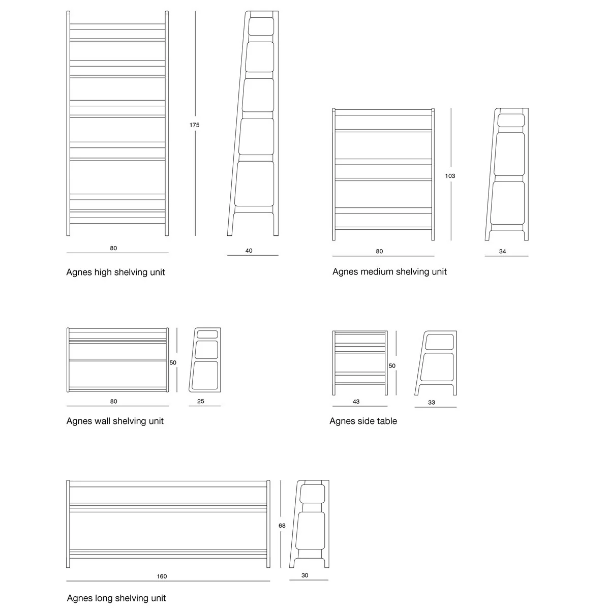 Agnes High Shelving Unit by SCP - Image 4