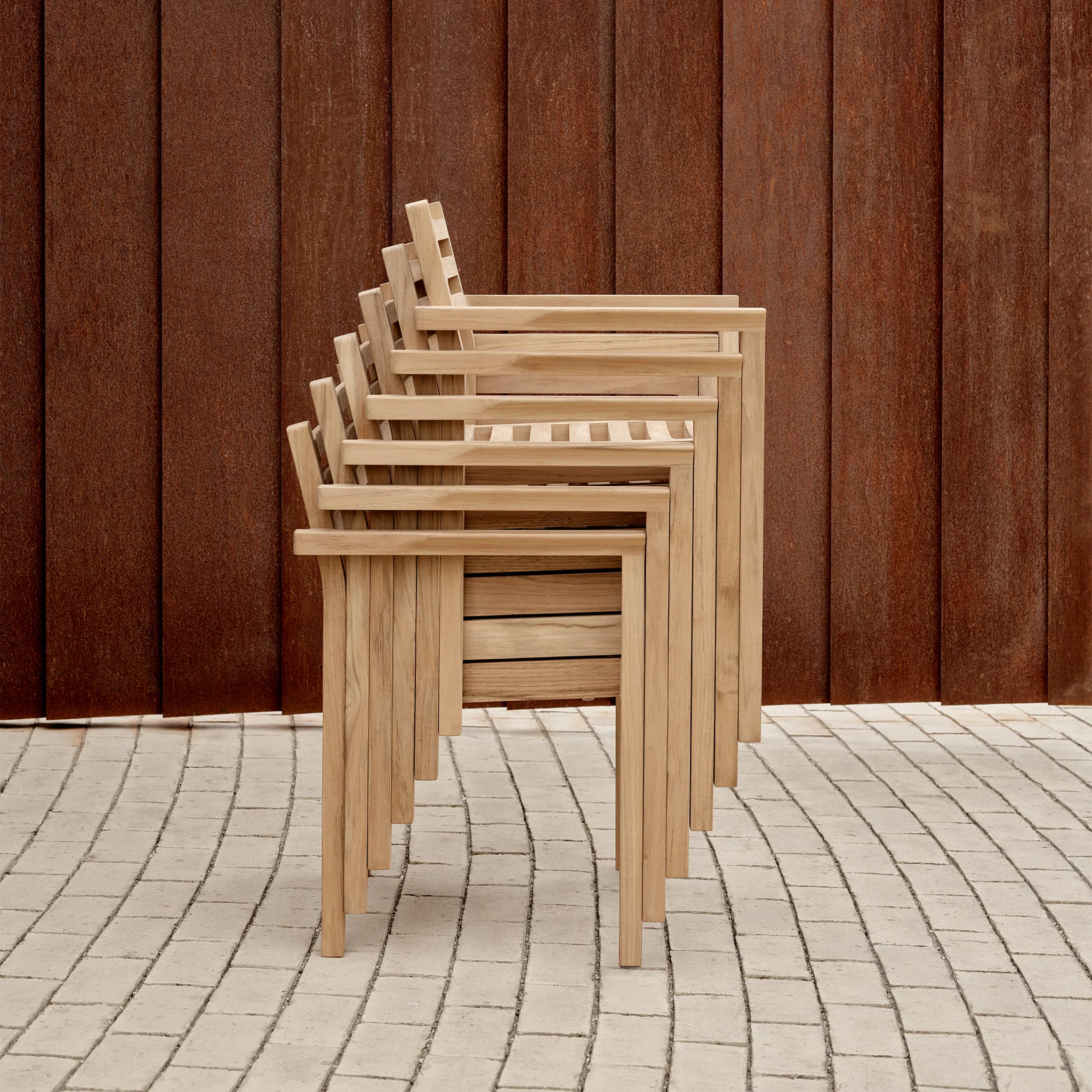 AH502 Outdoor Dining Armchair by Alfred Homann - Image 3