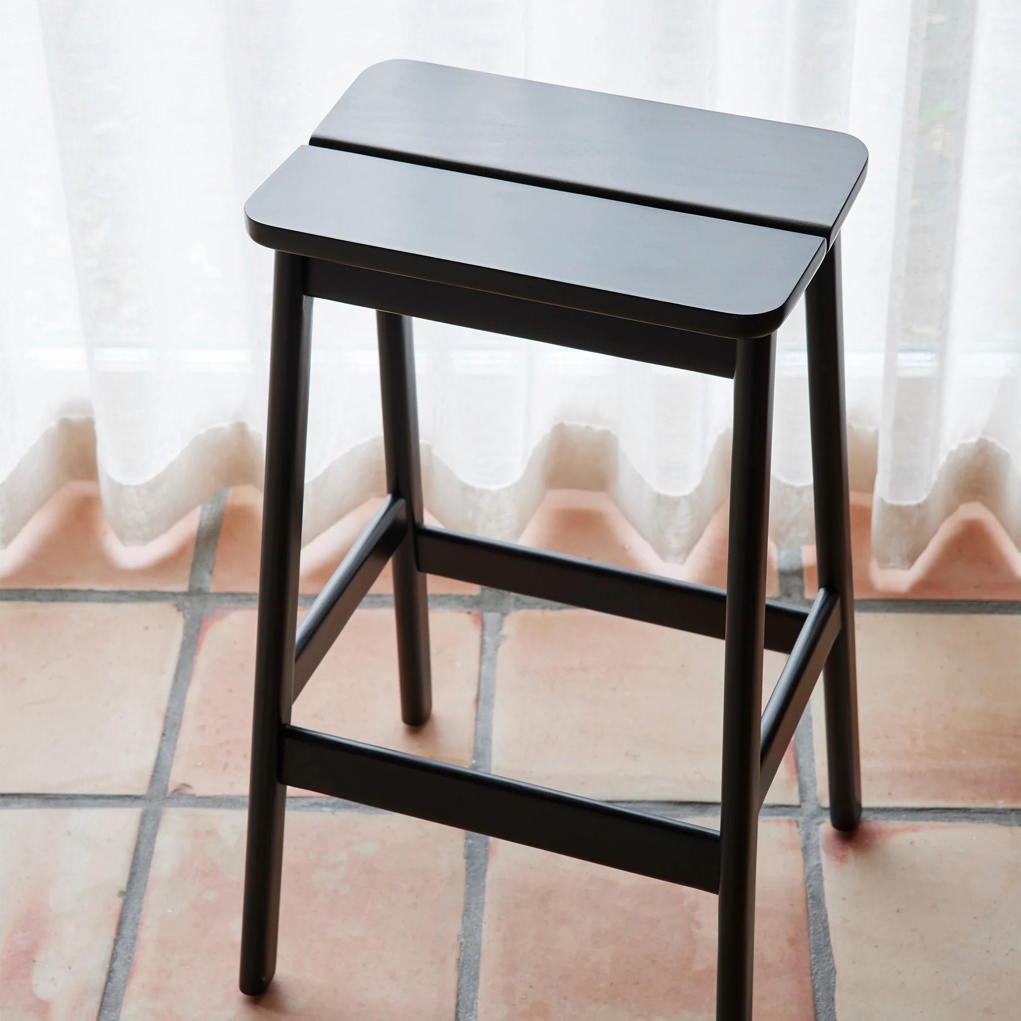 Angle Bar Stool By Form and Refine - Image 3
