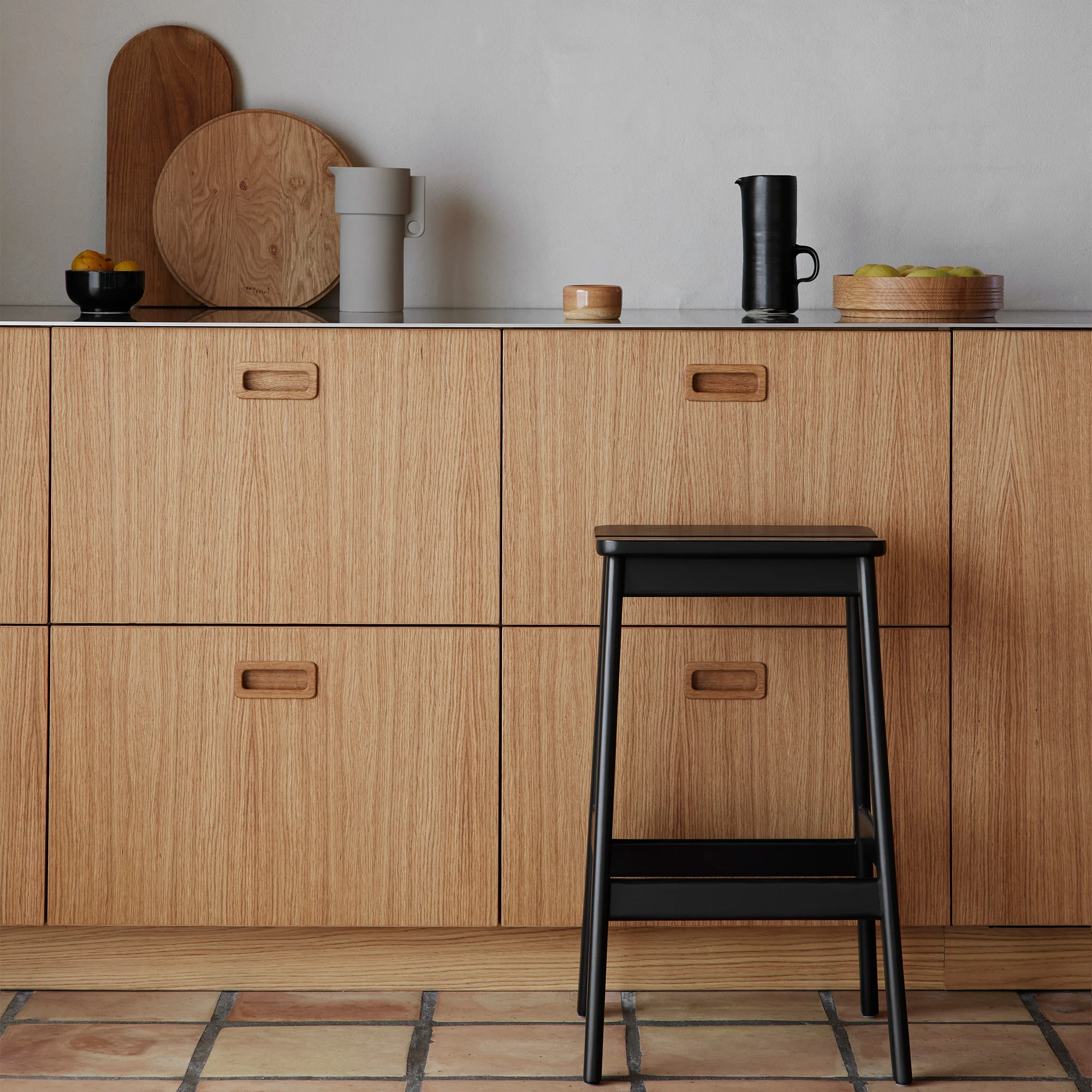 Angle Bar Stool By Form and Refine - Image 5