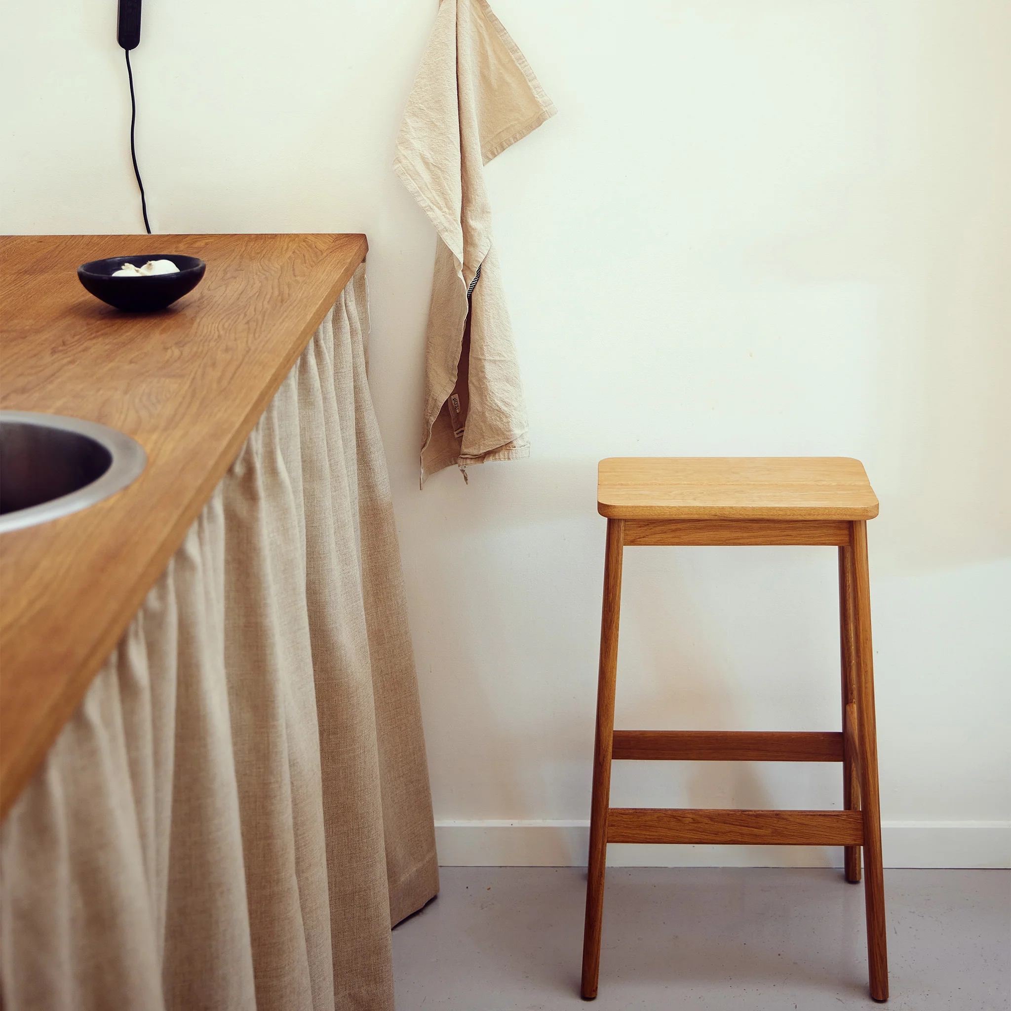 Angle Bar Stool By Form and Refine - Image 8