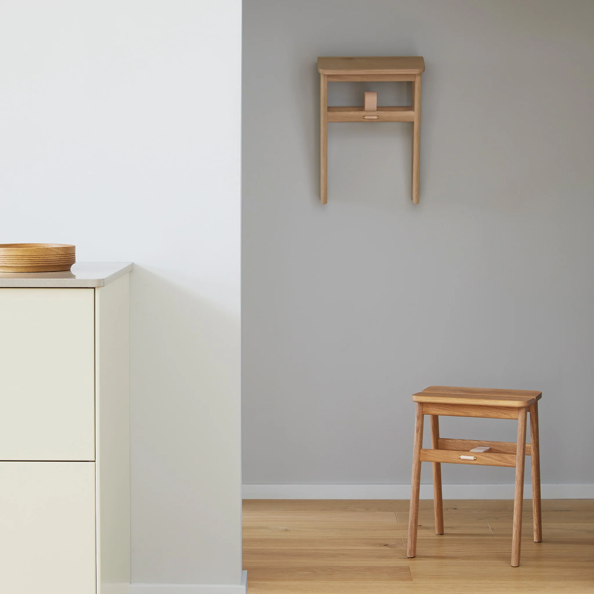 Angle Foldable Stool & Hook by Form and Refine - Image 6