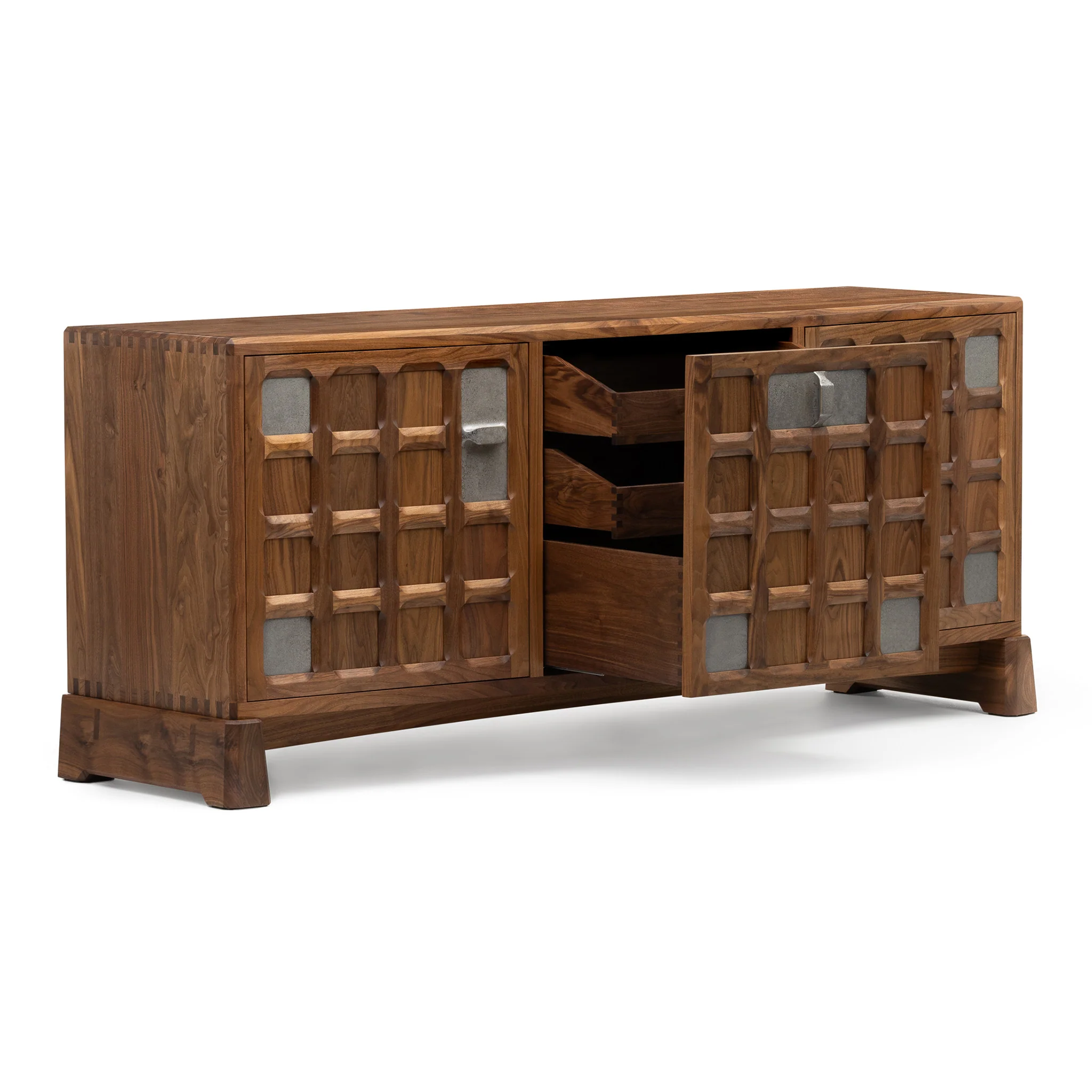 Arts and Crafts 3 Unit Sideboard - Image 2