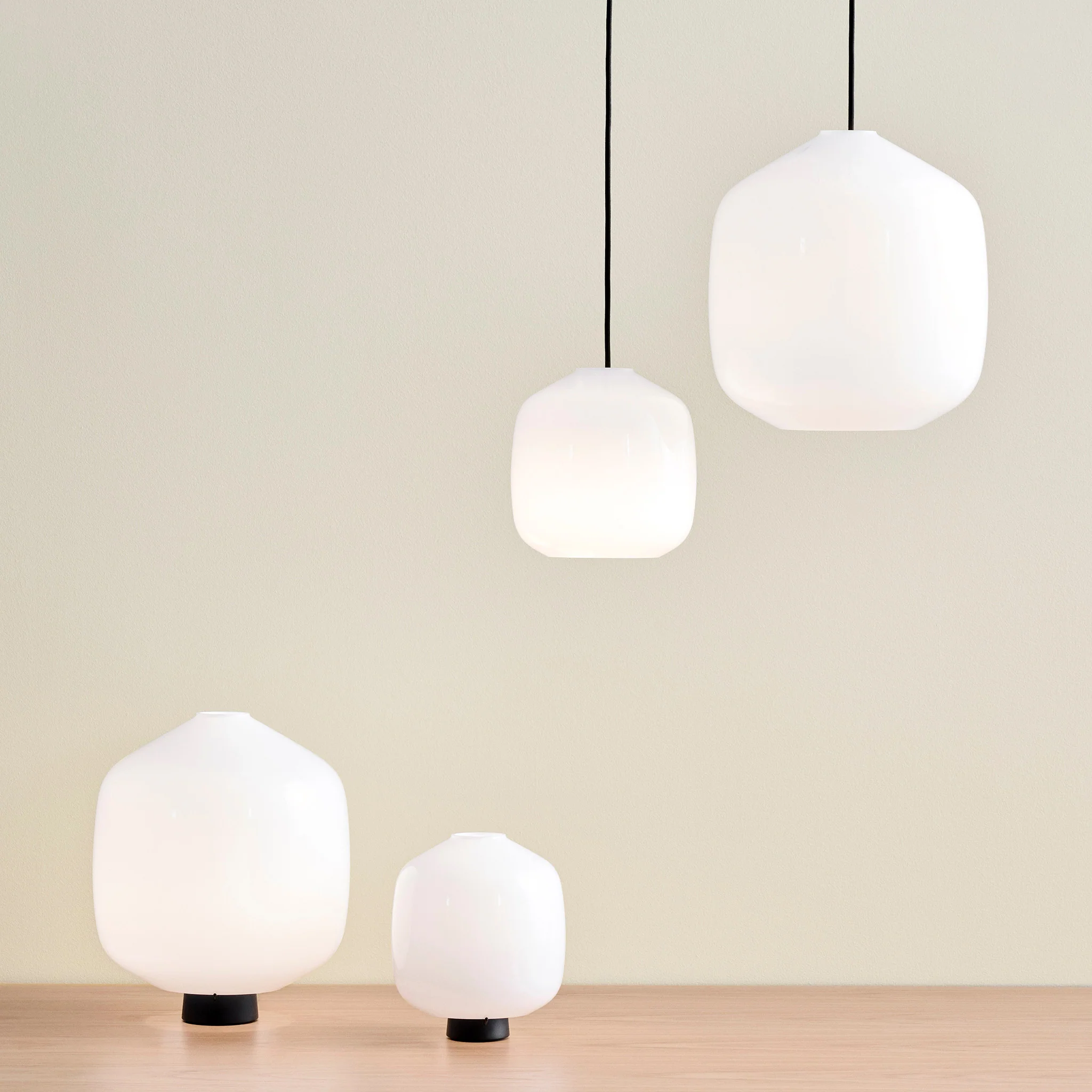 Aspekt Buoy Glass Table Lamp - Image 3