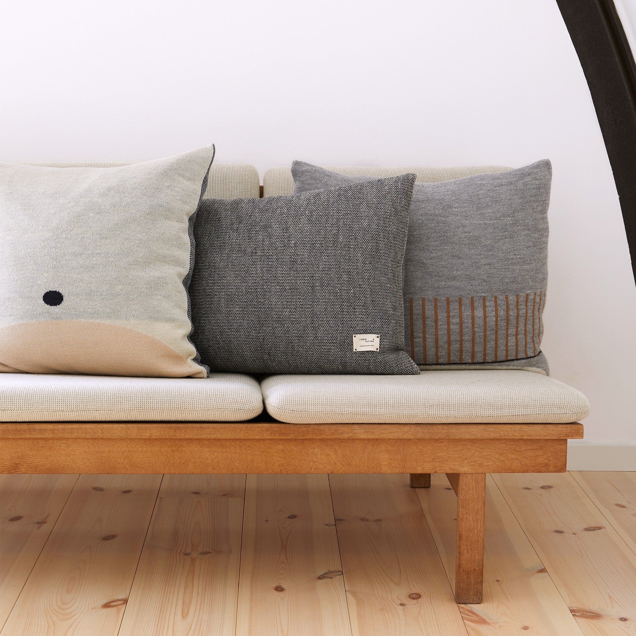 Aymara Cushion Pattern Grey by Form and Refine - Image 3