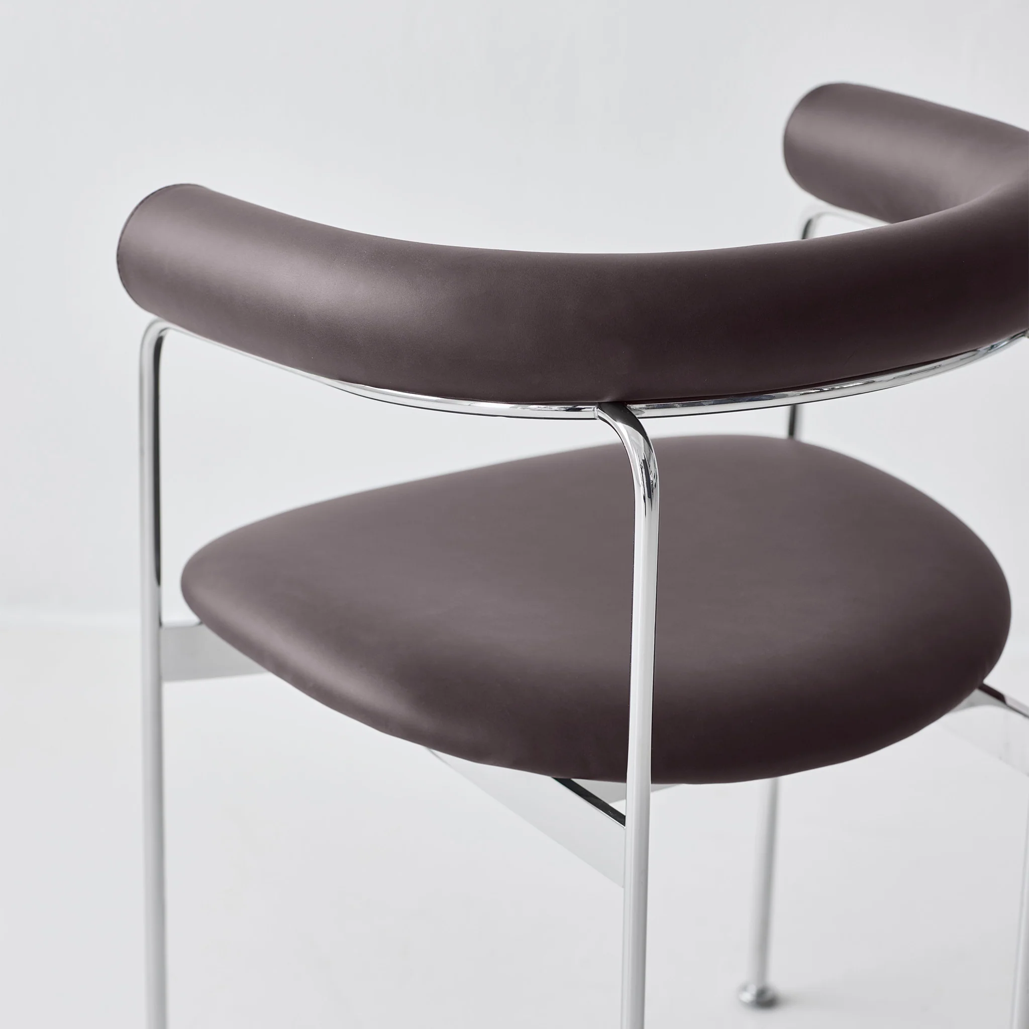 Baia Chair with Upholstered Back By Dk3 - Image 2
