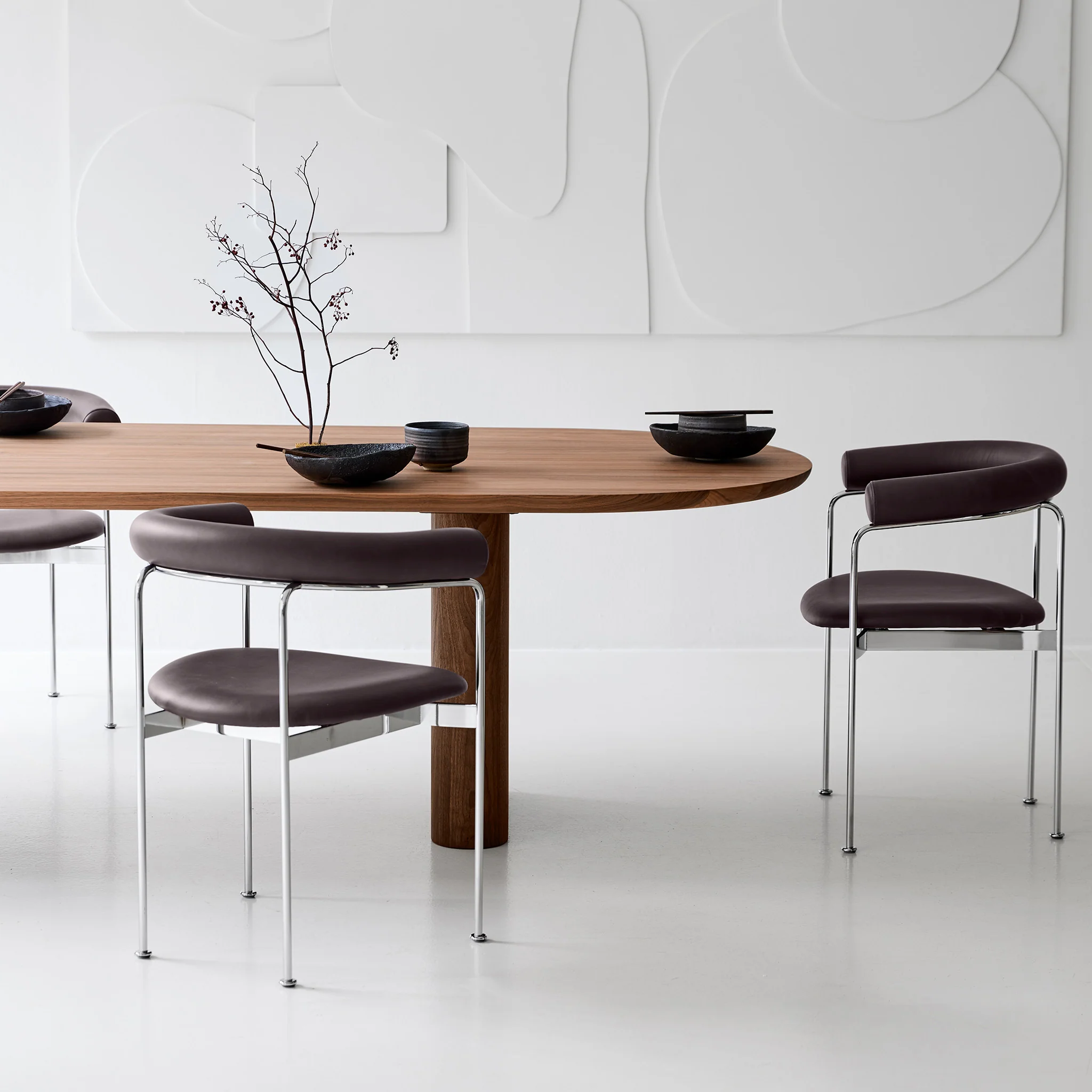 Baia Chair with Upholstered Back By Dk3 - Image 5