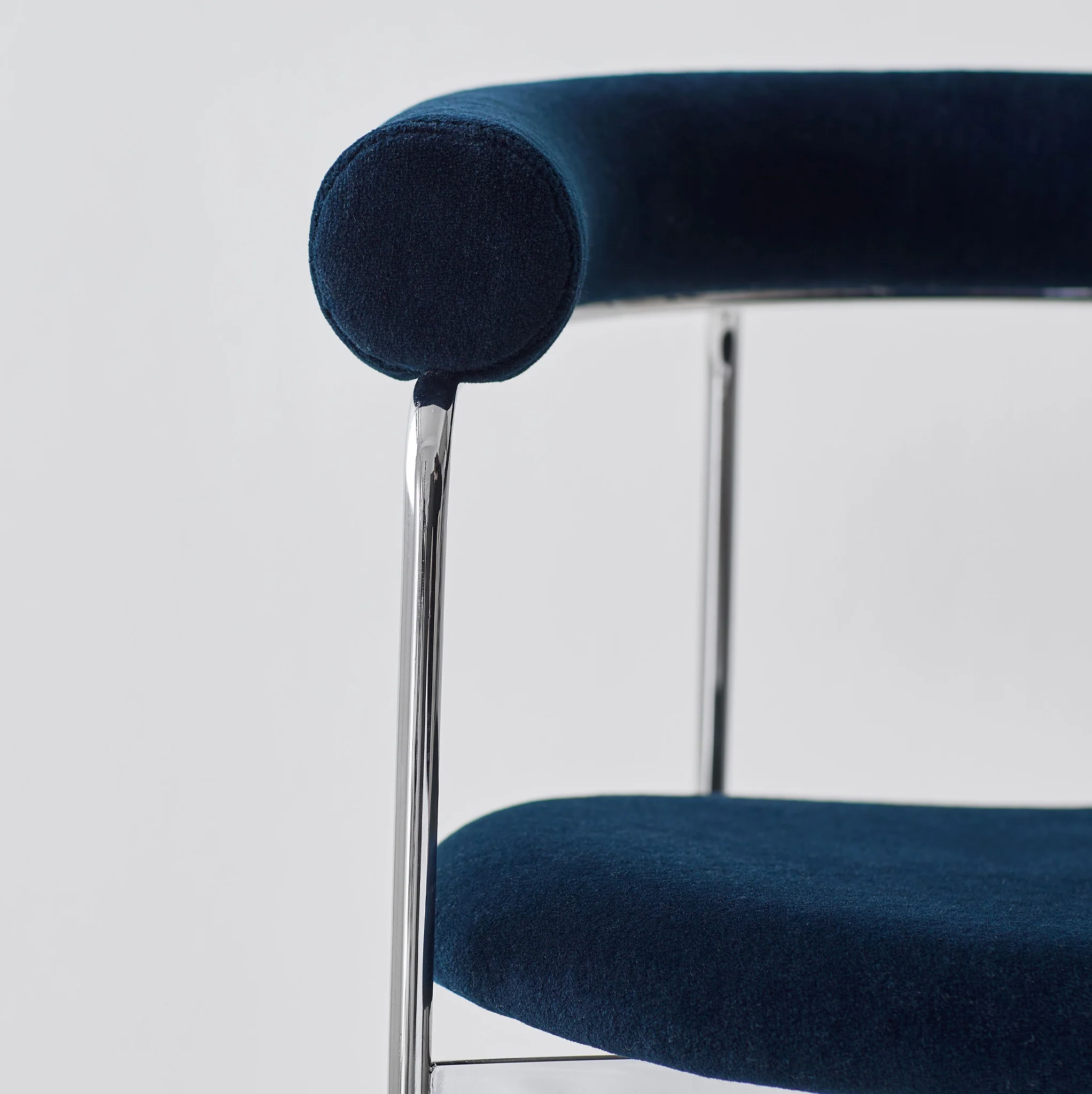 Baia Chair with Upholstered Back By Dk3 - Image 6