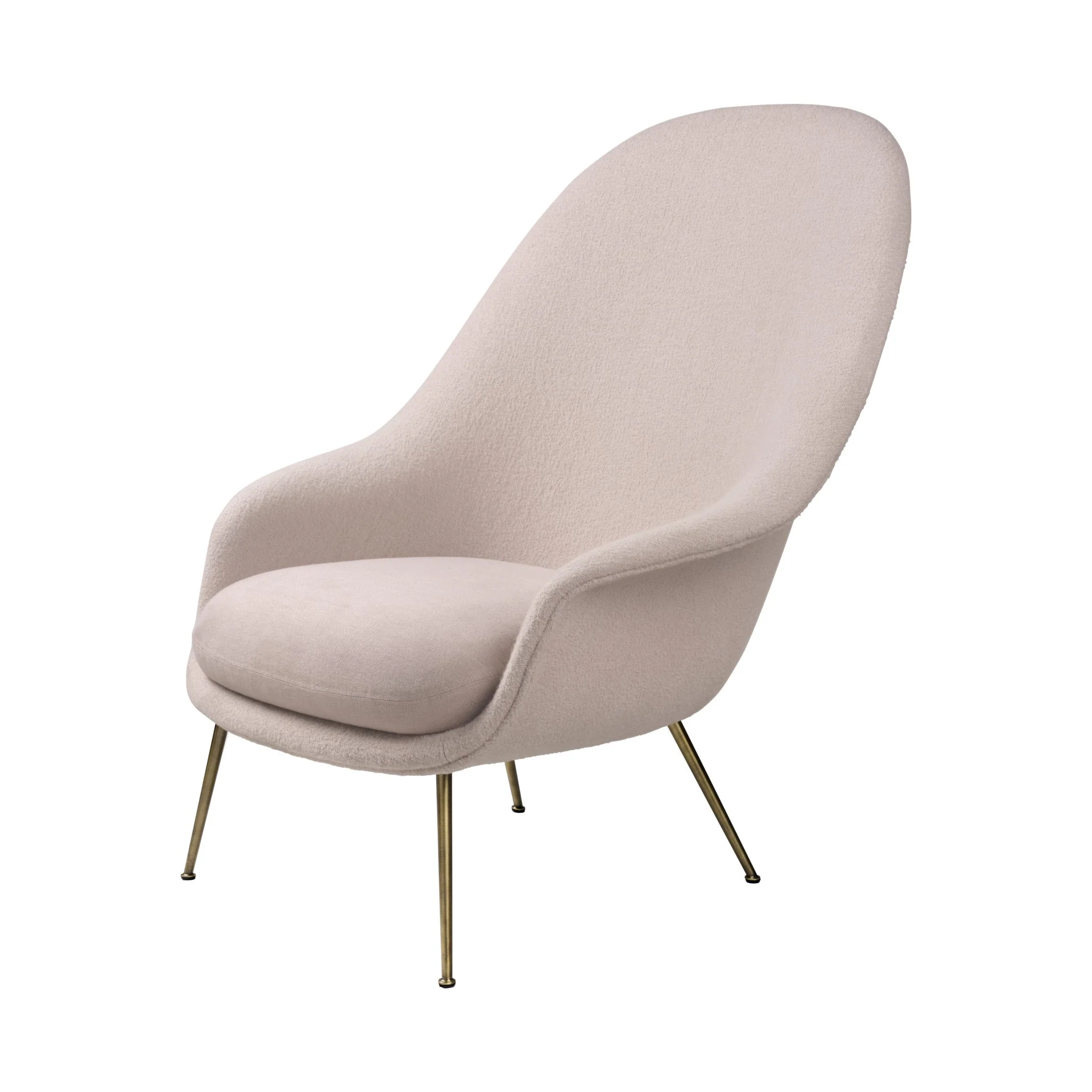 Bat Lounge Chair High Back Conic Base by Gubi - Image 6