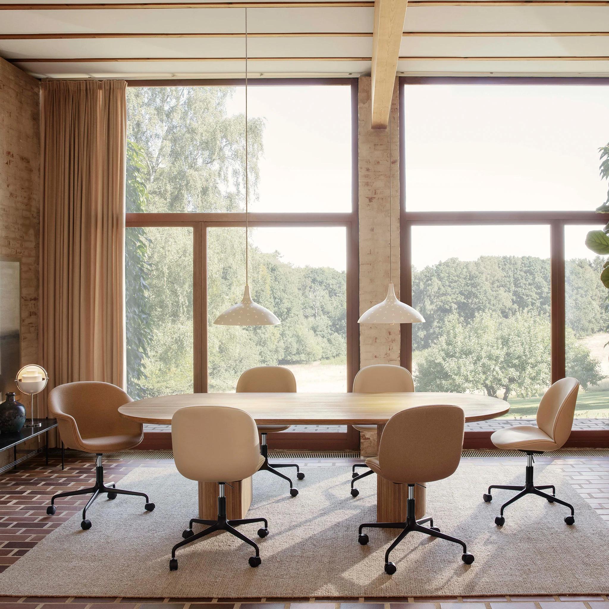 Bat Upholstered Meeting Chair Height Adjustable by Gubi - Image 5