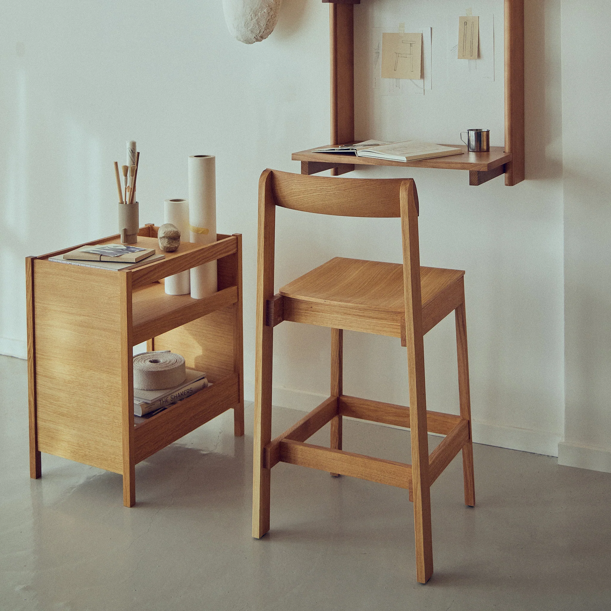 Beam Wall Office Shelf By Form and Refine - Image 7
