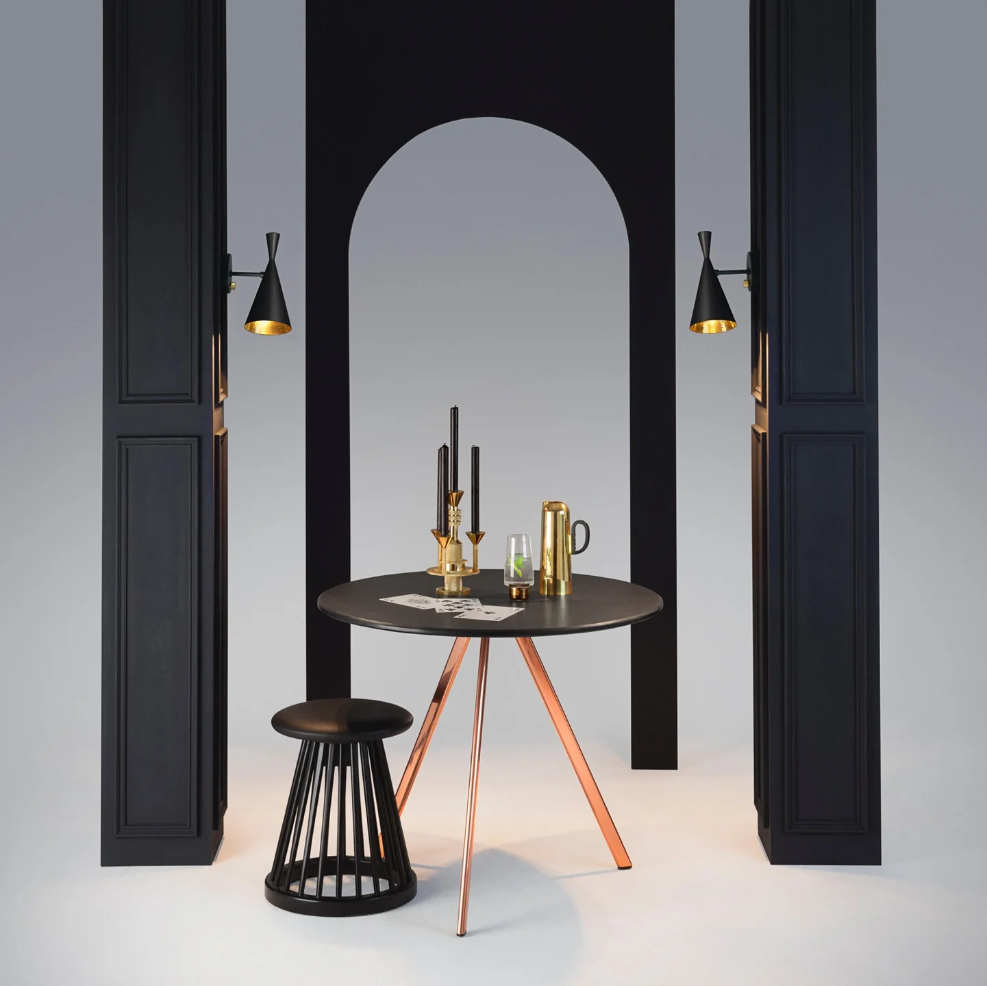 Beat Wall Light Black by Tom Dixon - Image 3