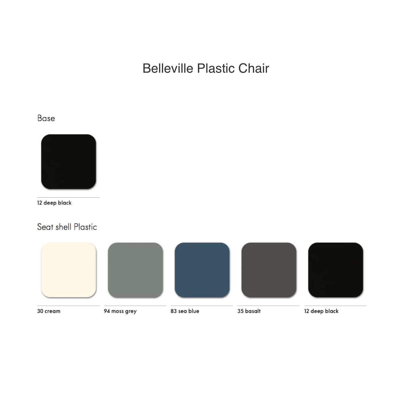 Belleville Armchair Plastic by Vitra - Image 5