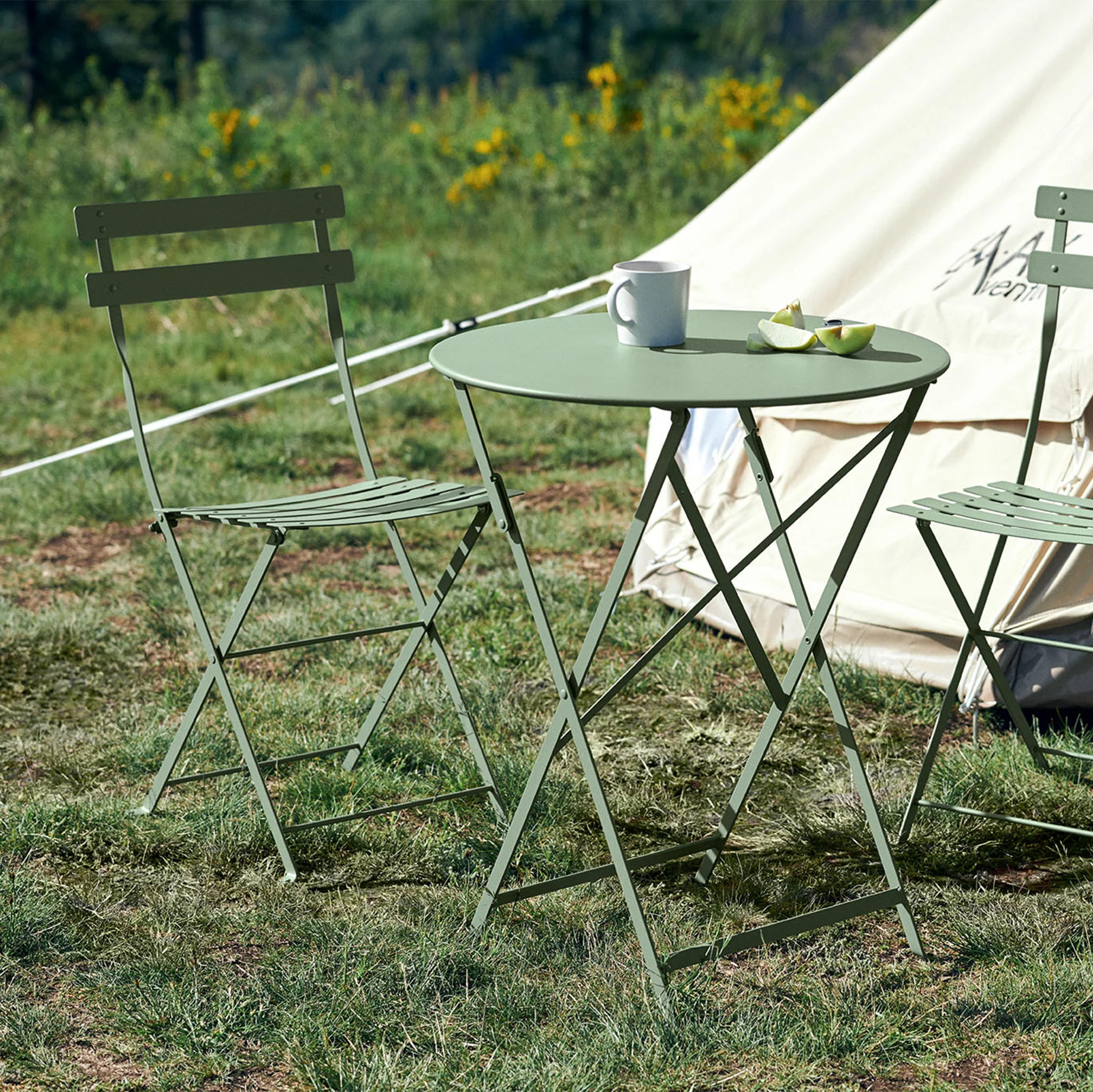 Bistro Round Folding Table by Fermob - Image 7