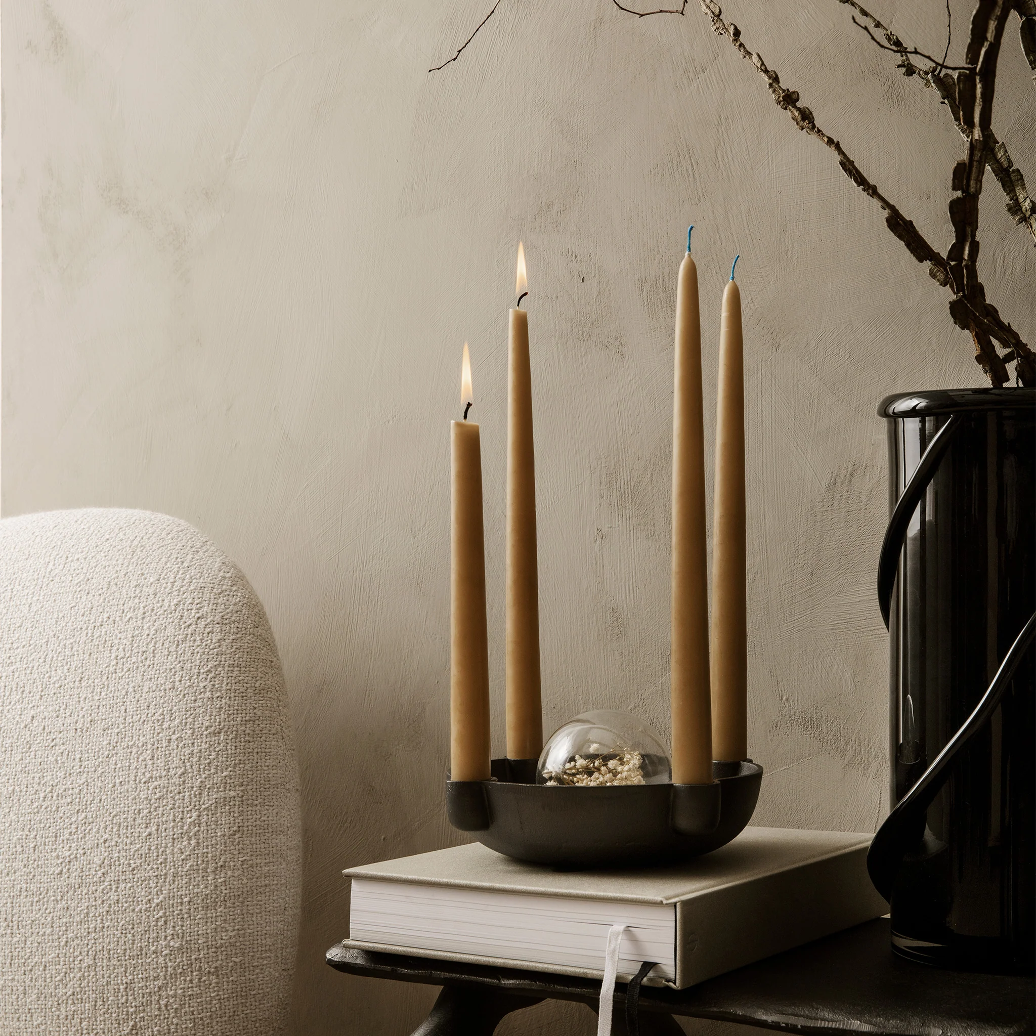 Bowl Candle Holder - Medium by Ferm Living - Image 4