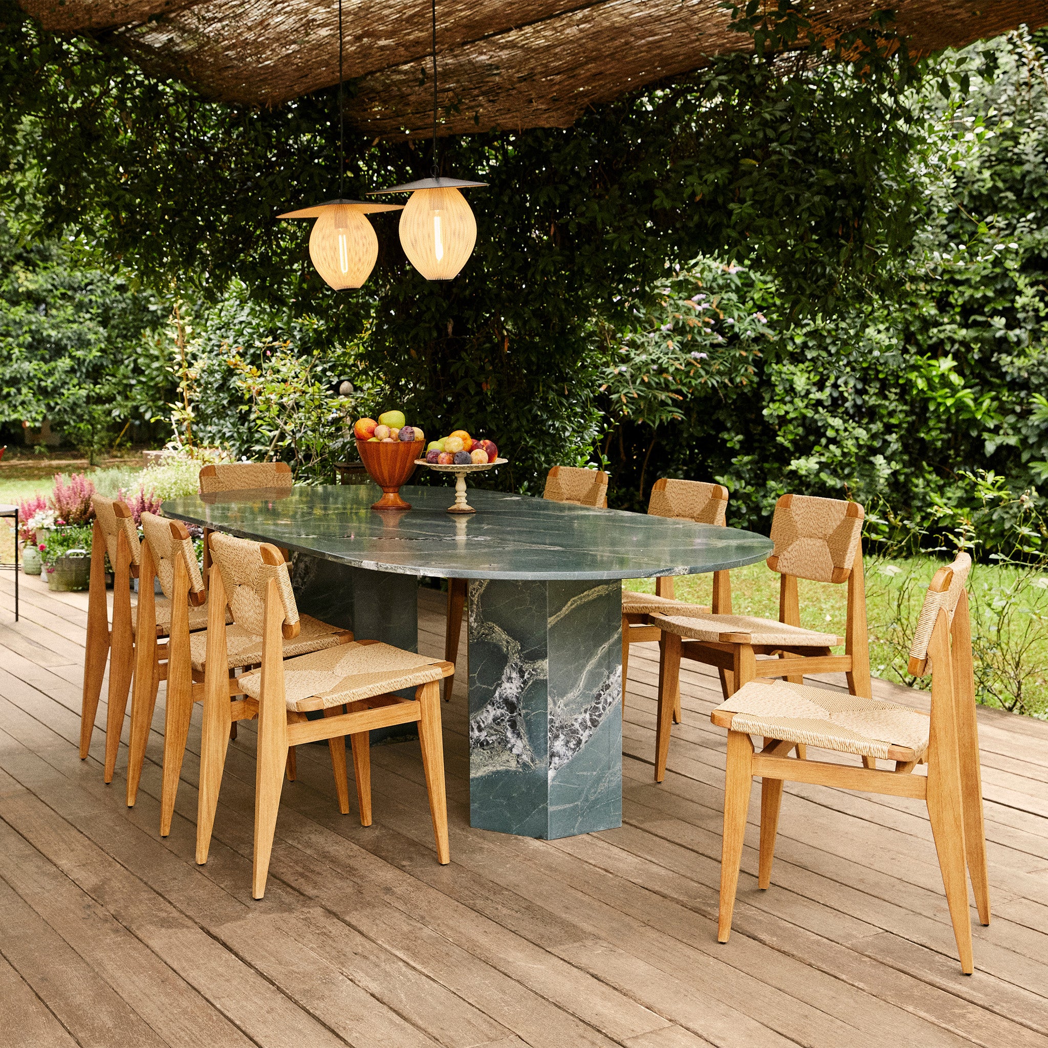C-Chair Outdoor Dining Chair - Paper Cord By Gubi - Image 5