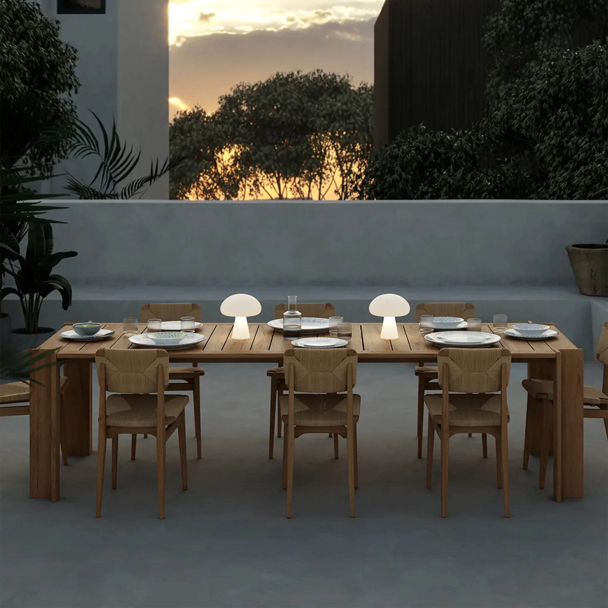 C-Chair Outdoor Dining Chair - Paper Cord By Gubi - Image 8