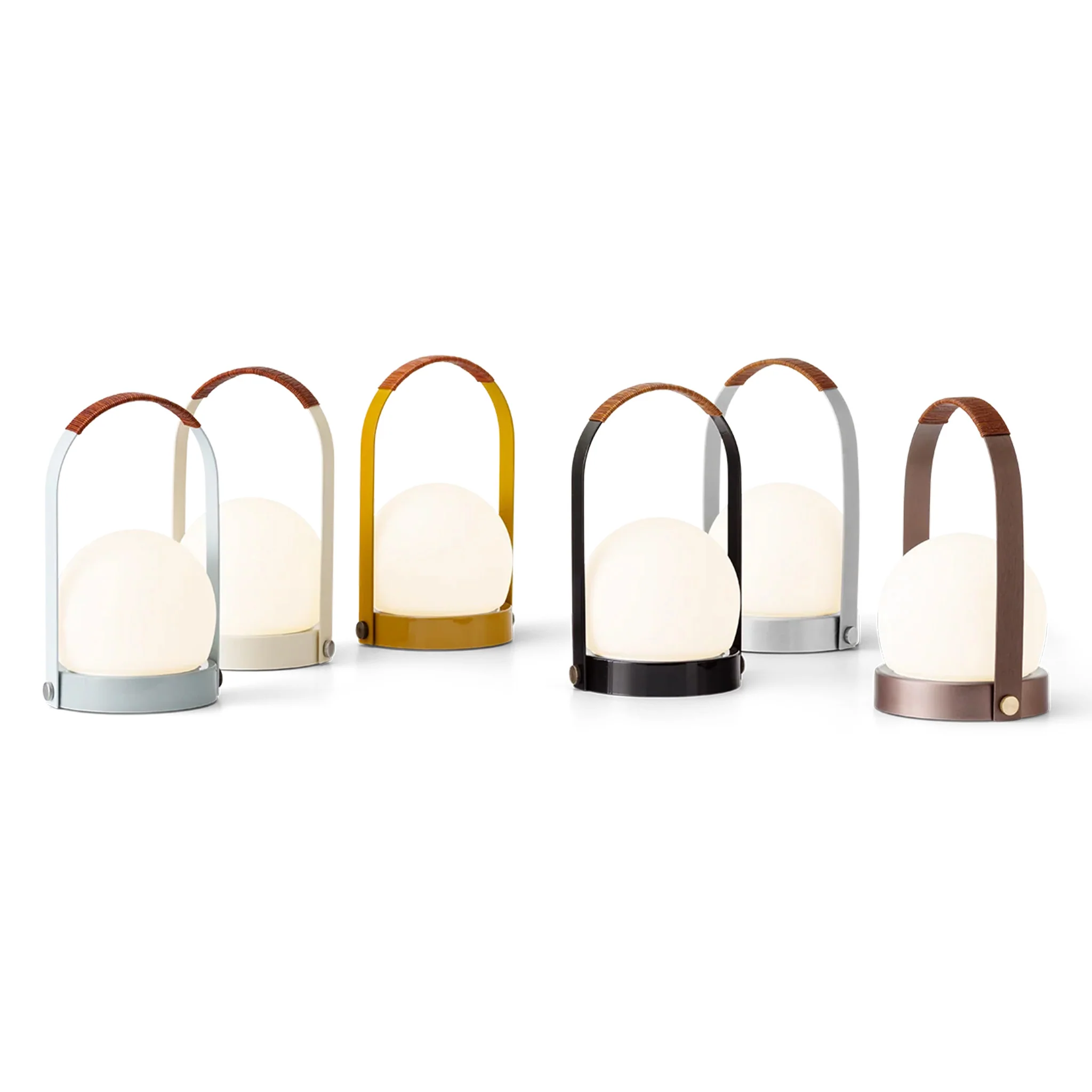 Carrie Portable Lamp - Leather Handle - Image 2