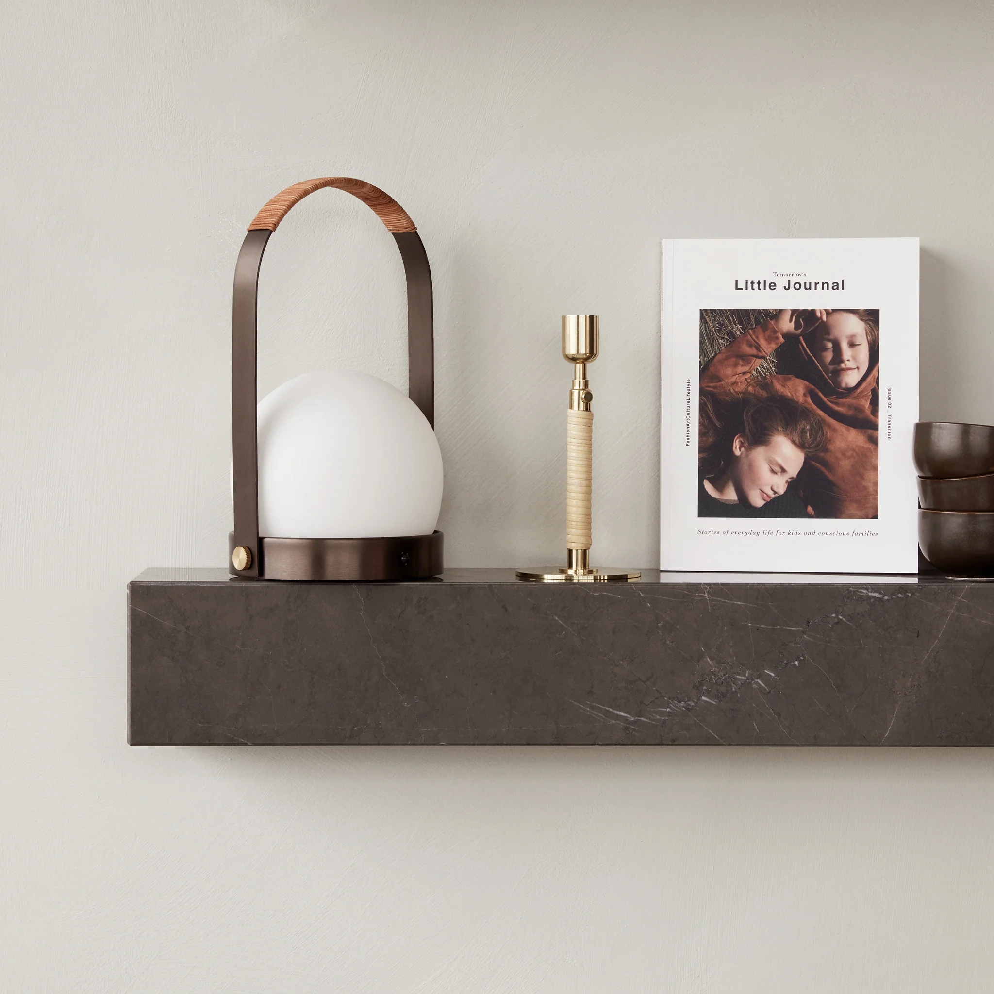 Carrie Portable Lamp - Leather Handle - Image 6