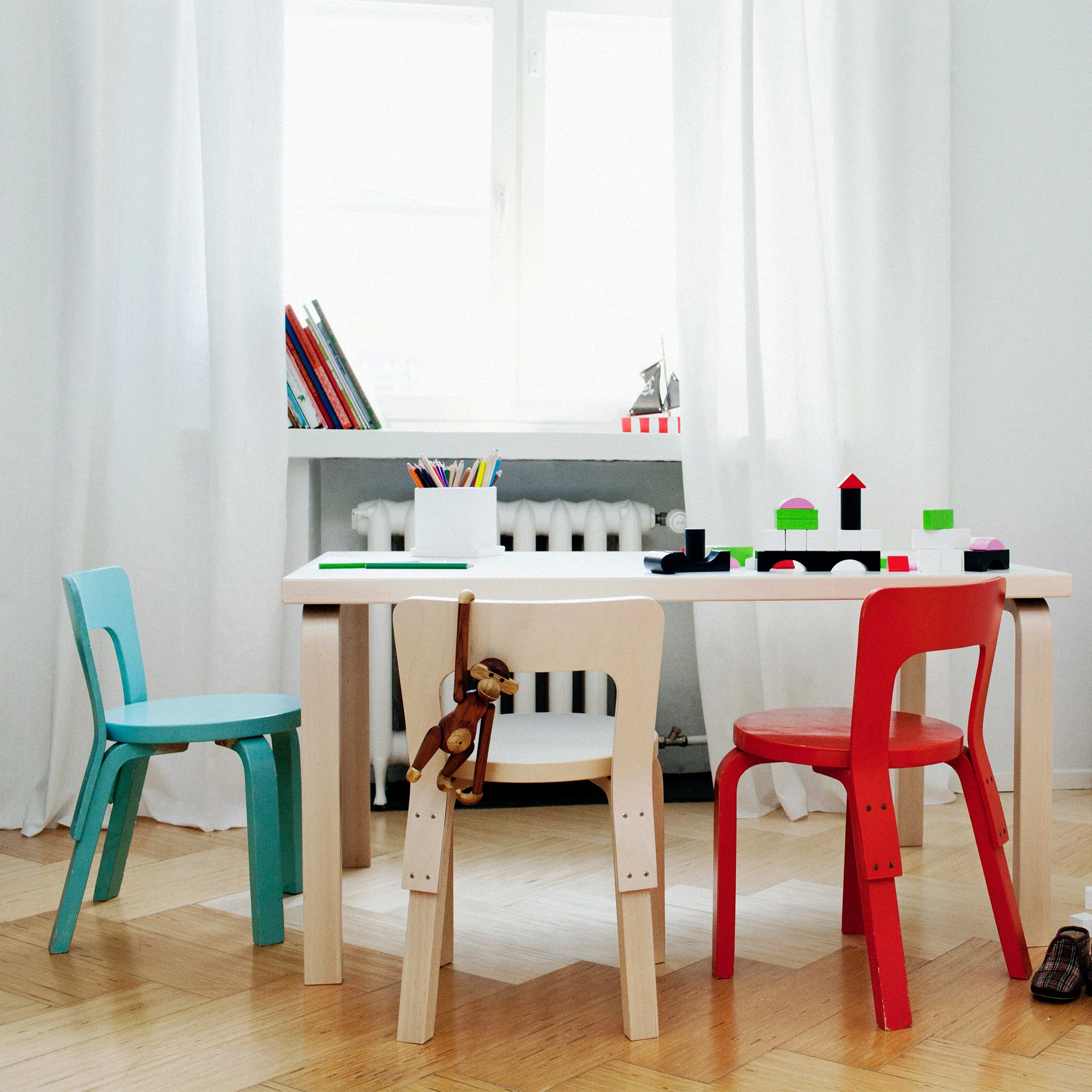 Children's Aalto Rectangular Table by Artek - Image 6