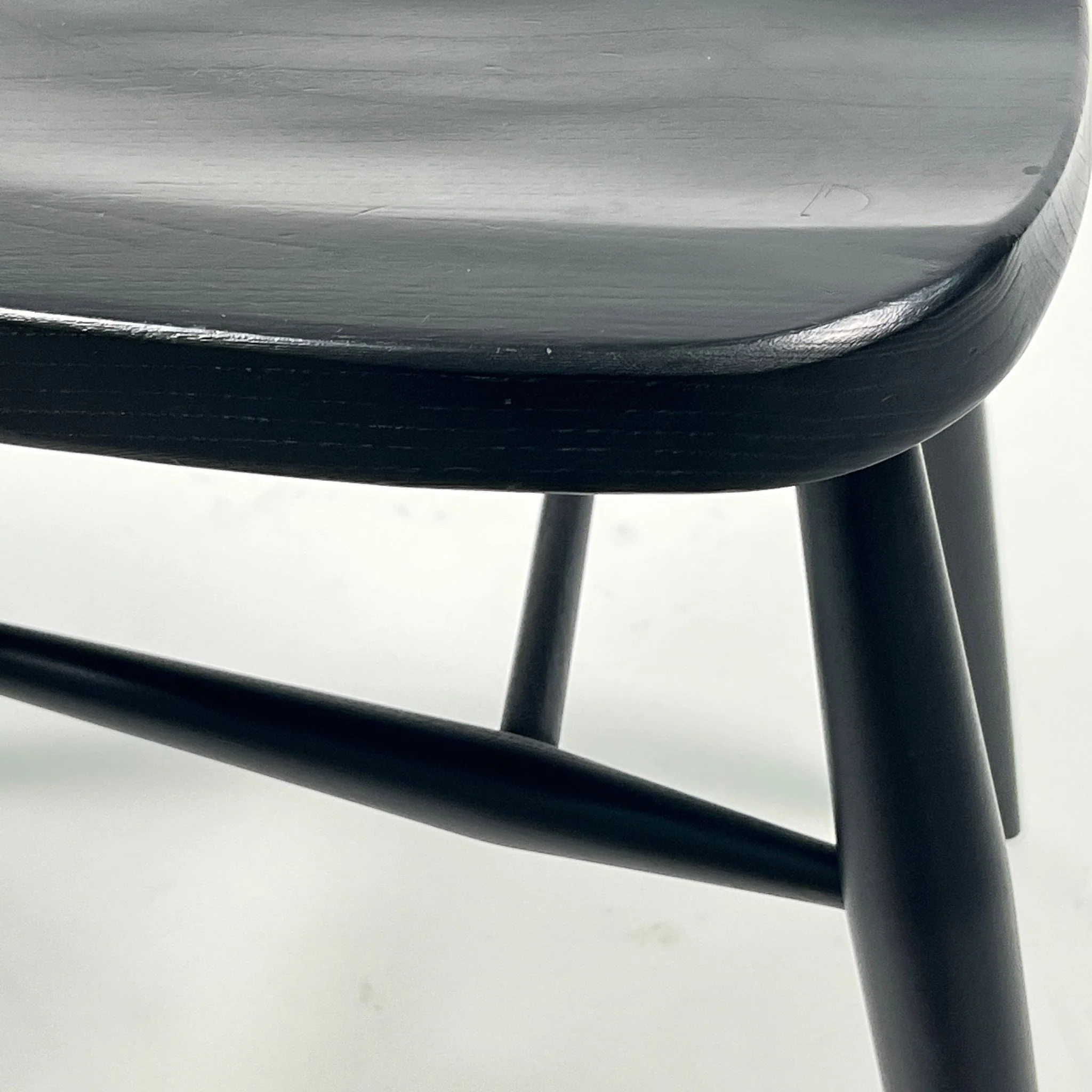 L.Ercolani Ercol Stacking Chair – Black – (Clearance) - Image 6