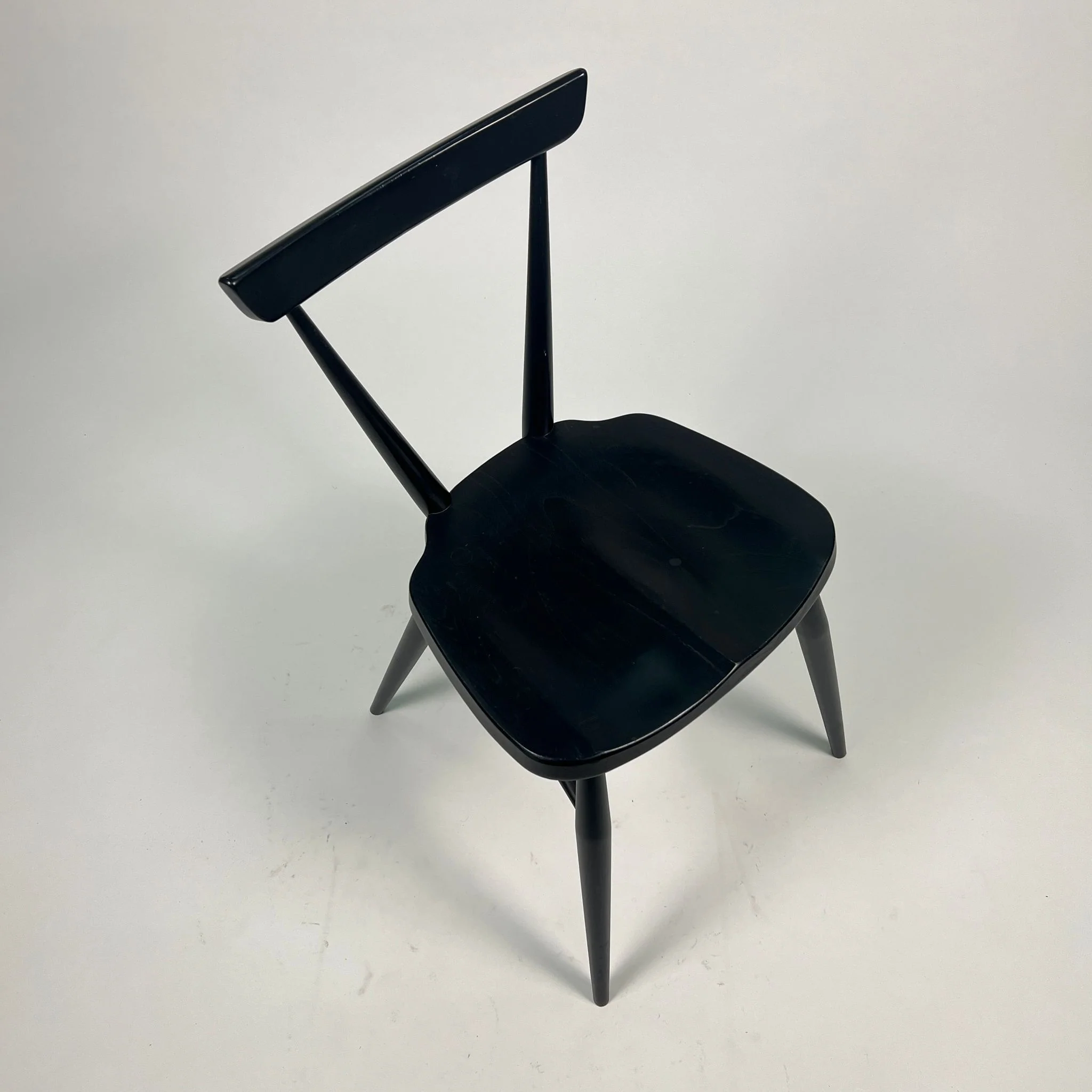 L.Ercolani Ercol Stacking Chair – Black – (Clearance) - Image 7