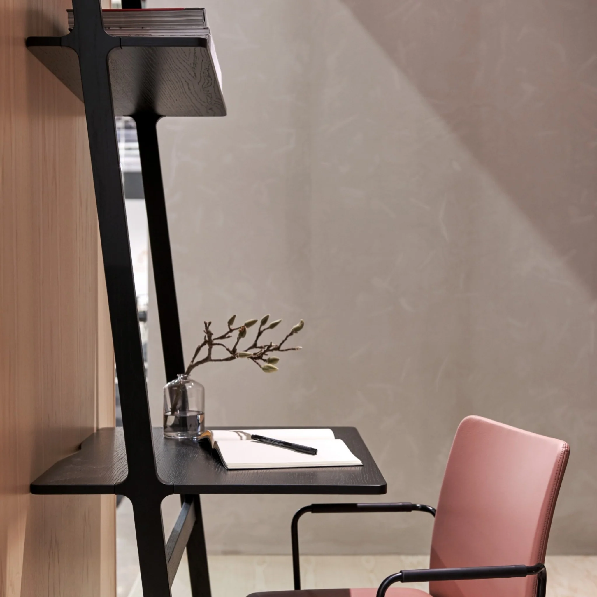 Swedese Libri Desk – Black Lacquered Ash (Clearance) - Image 2
