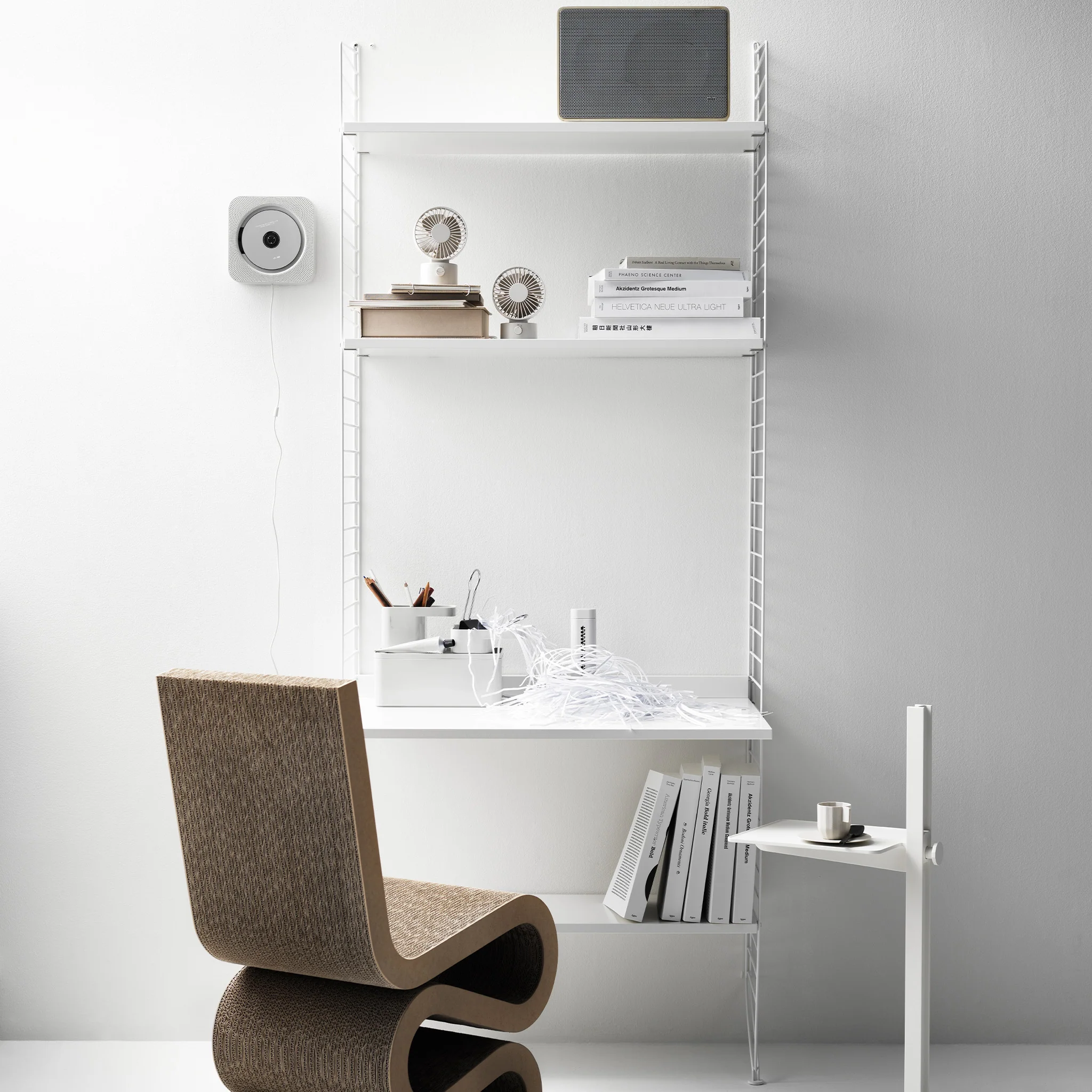 String Furniture Museum Side Table – White (Clearance) - Image 2