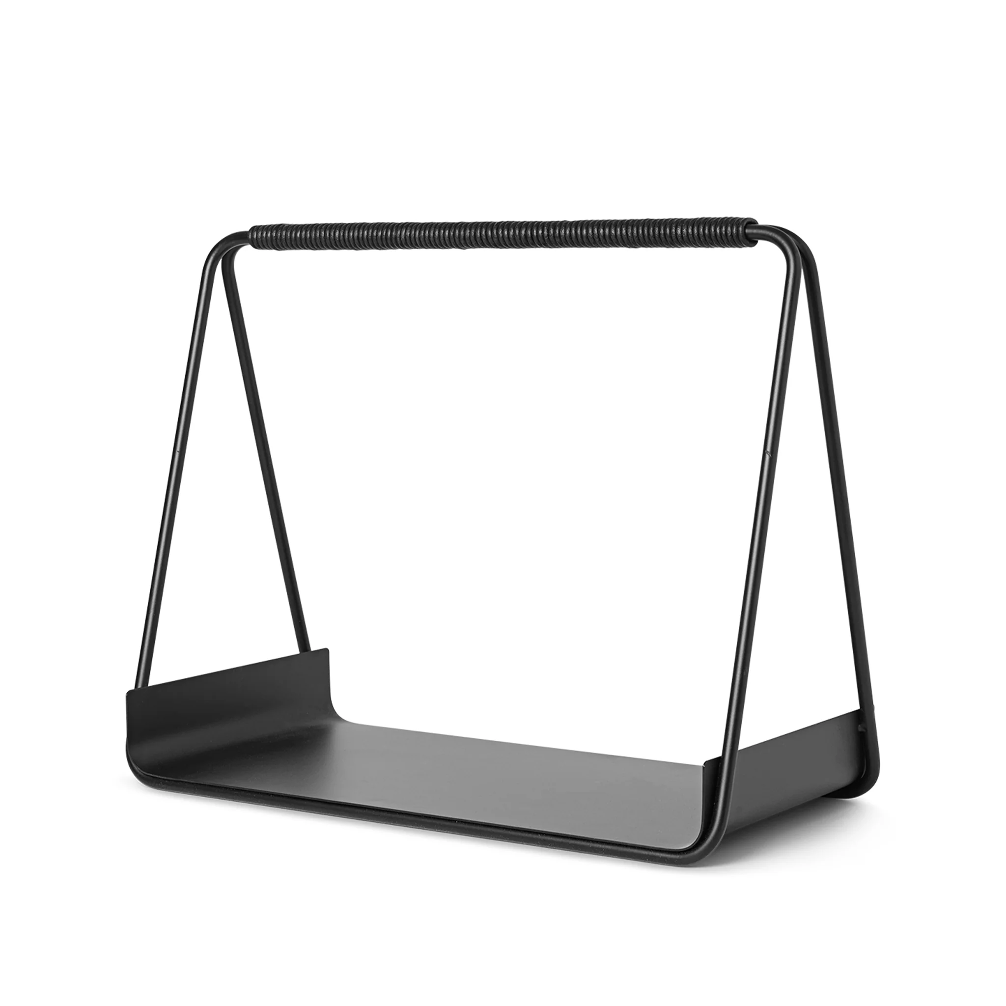 Ferm Living Port Wood Basket – Black (Clearance)
