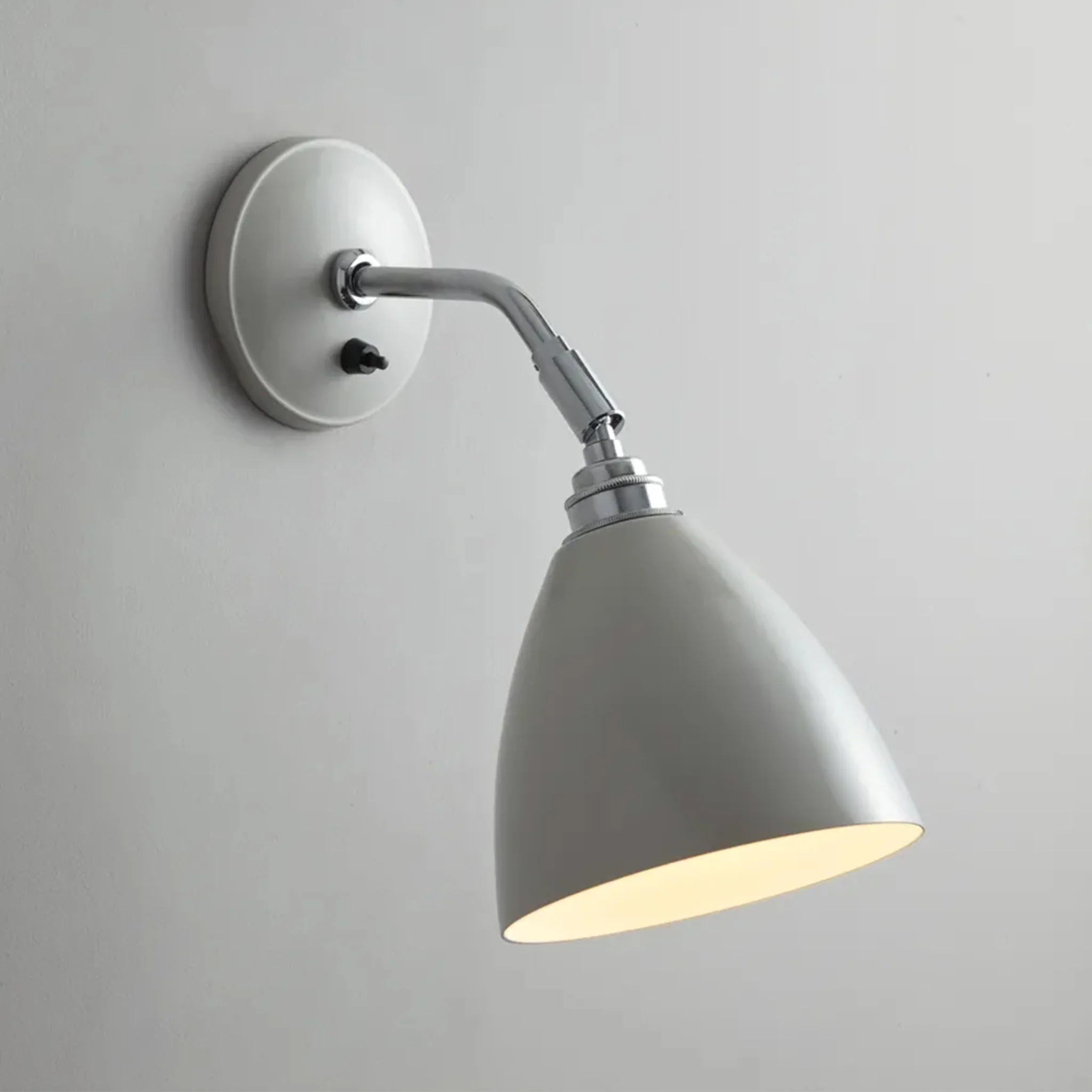 Original BTC Task Short Wall Light – Putty Grey (Clearance) - Image 3
