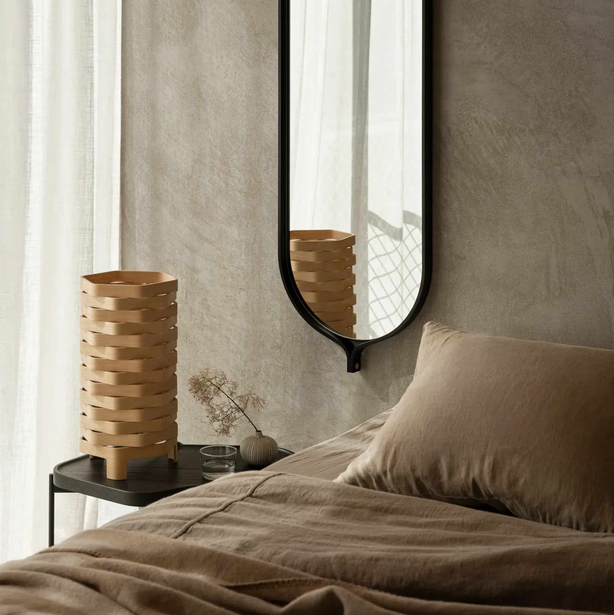 Comma Oval Mirror by Swedese - Image 3
