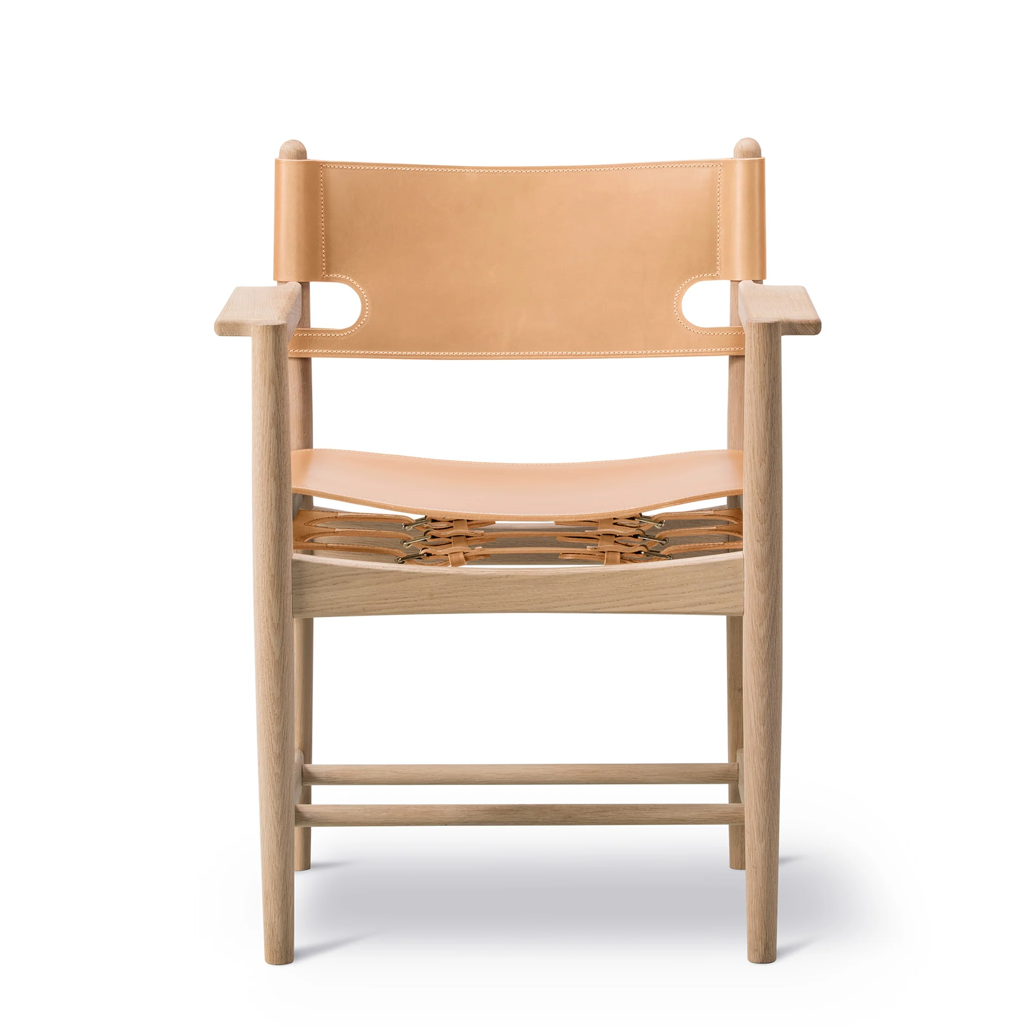 Spanish Dining Chair With Arms by Fredericia - Image 2
