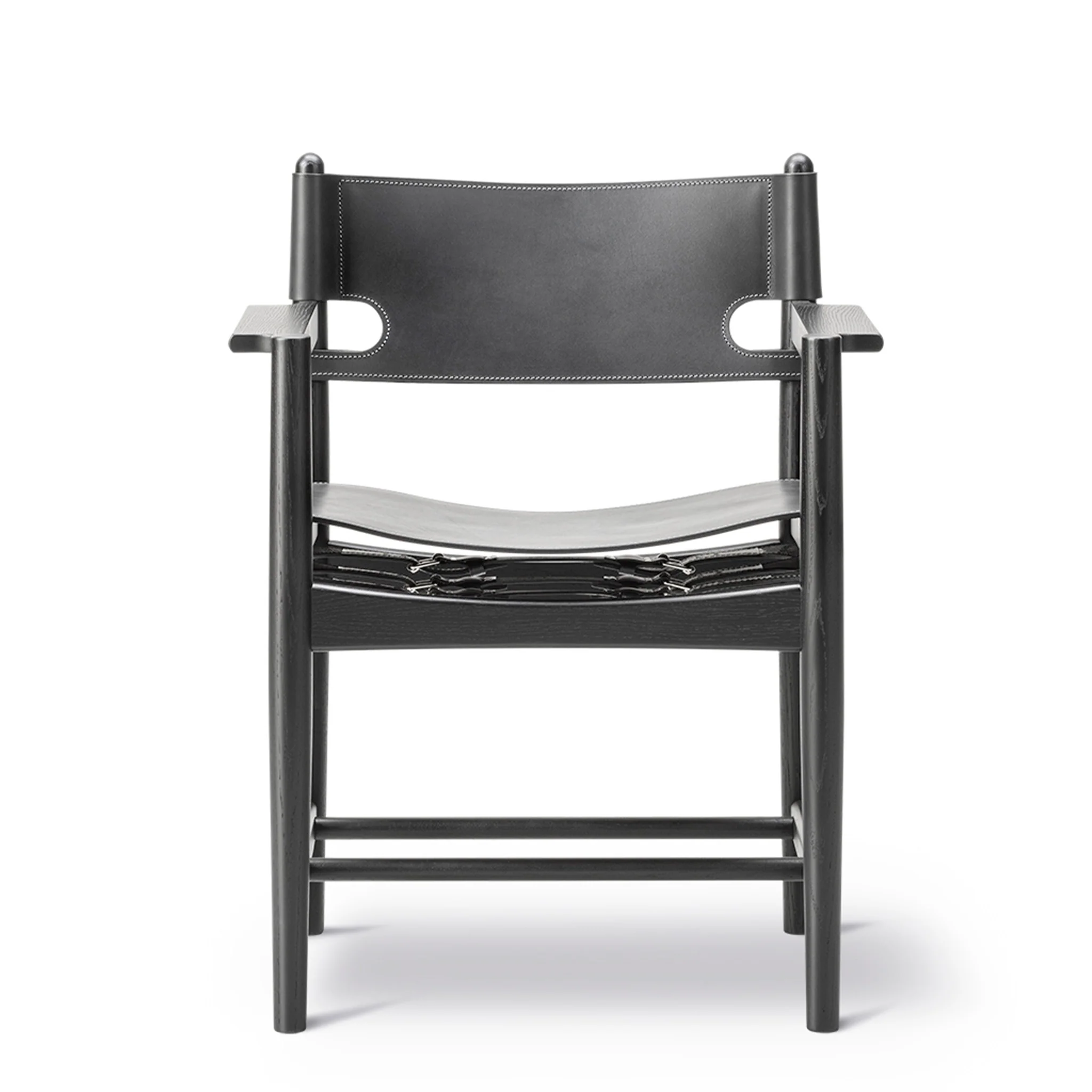 Spanish Dining Chair With Arms by Fredericia - Image 5