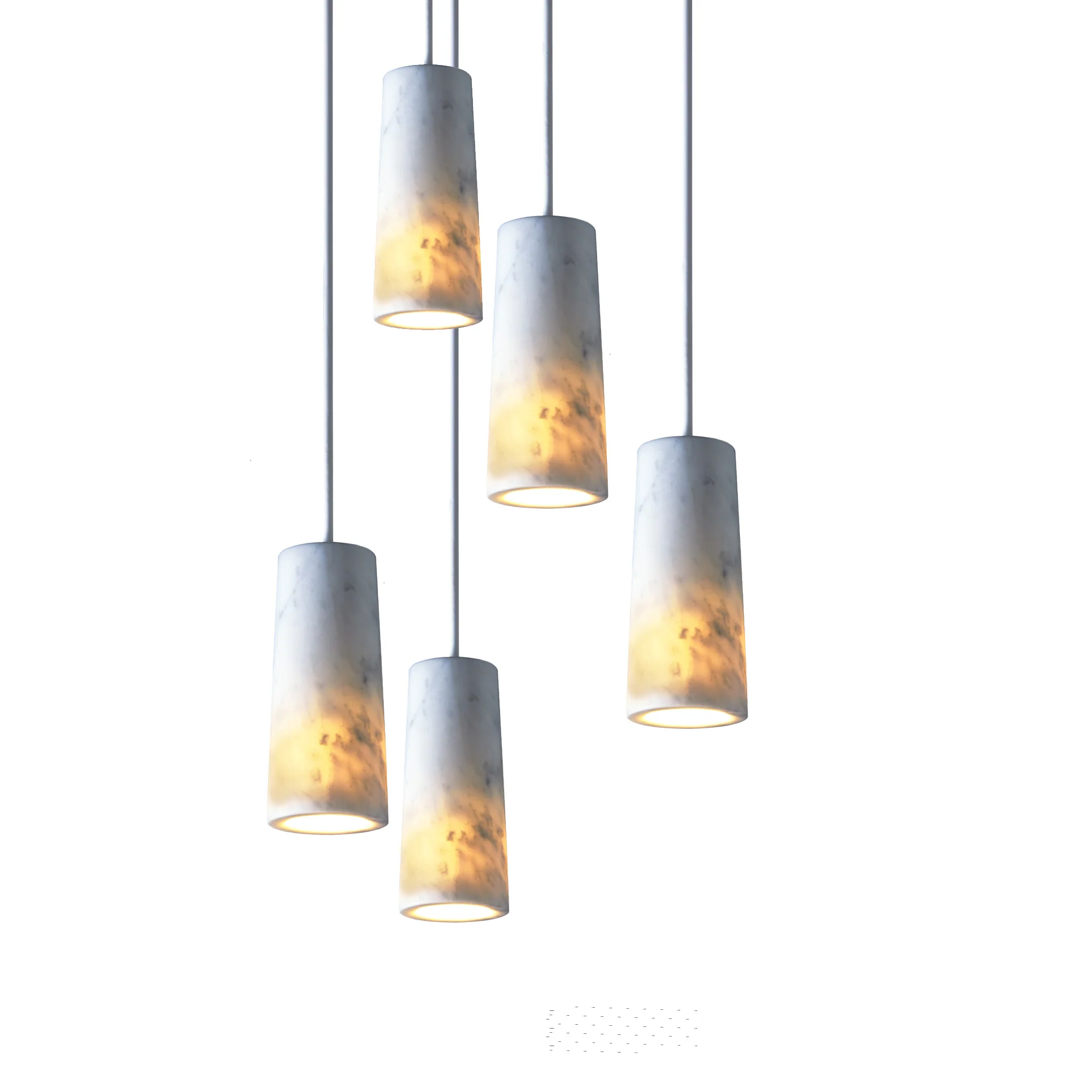 Core Pendant Carrara Marble by Terence Woodgate - Image 4