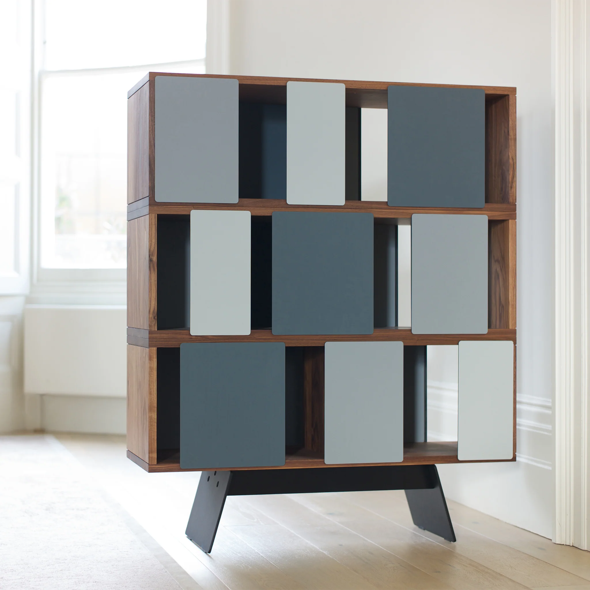 Different Trains Cabinet with Grey Doors by Matthew Hilton - Image 4