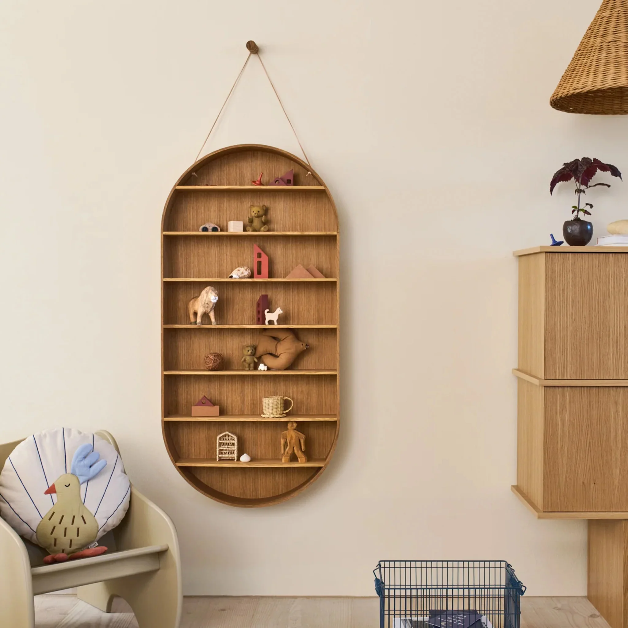 Dorm Oval Wall Shelf by Ferm Living - Image 4
