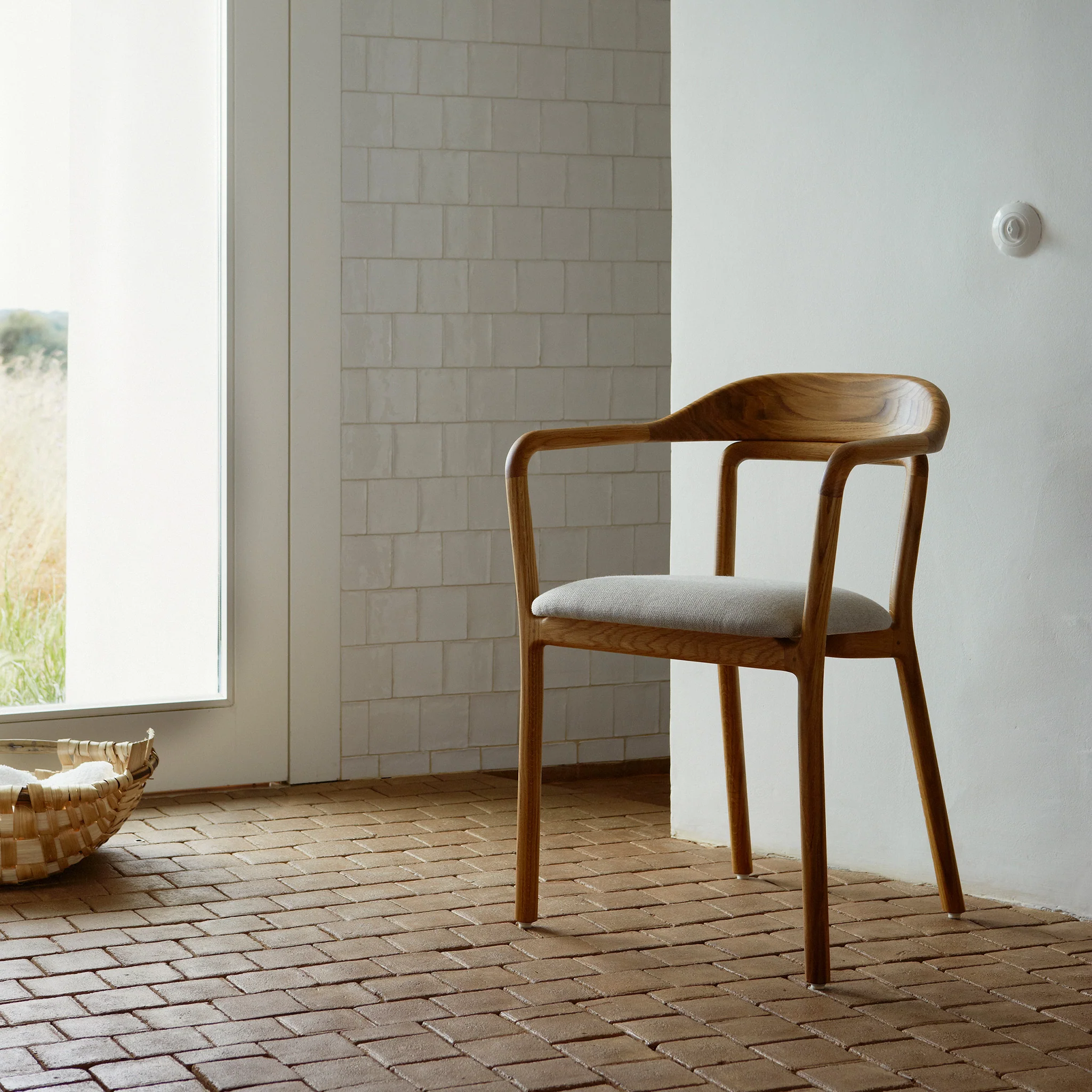 Duet Chair Upholstered Seat by Neri & Hu - Image 4