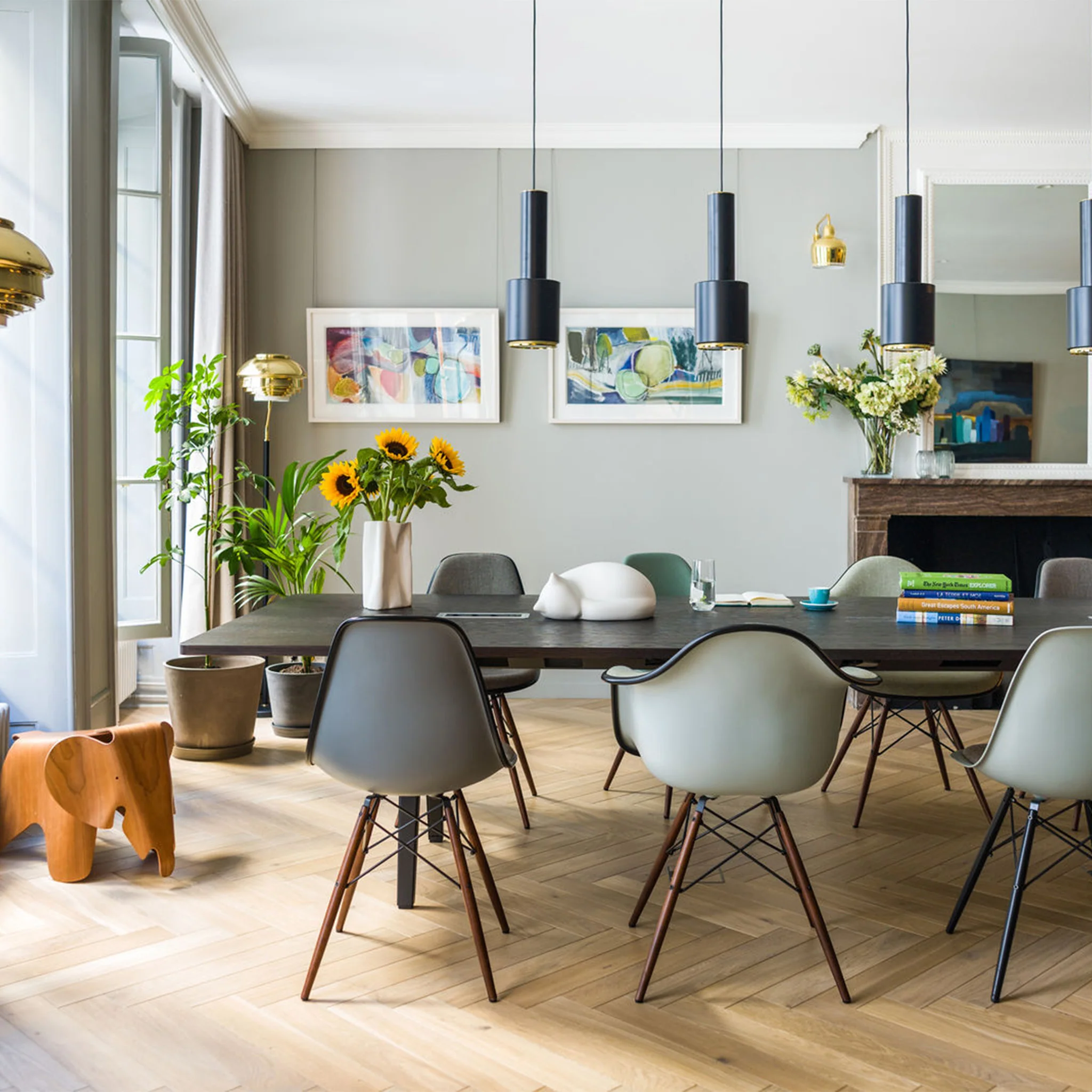 Eames Plastic Side Chair RE DSW - Image 8