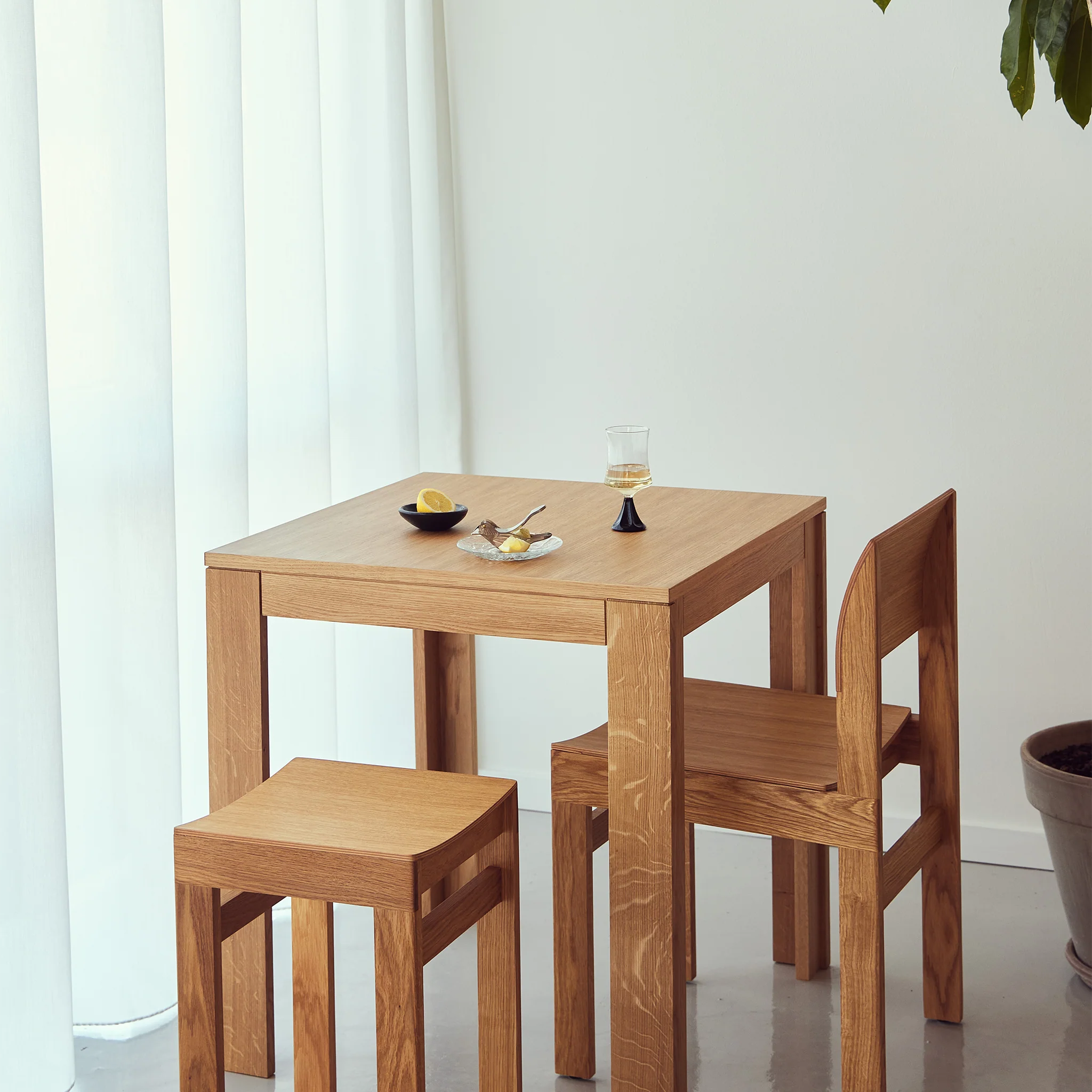 Element Square Table 70cm by Form and Refine - Image 4