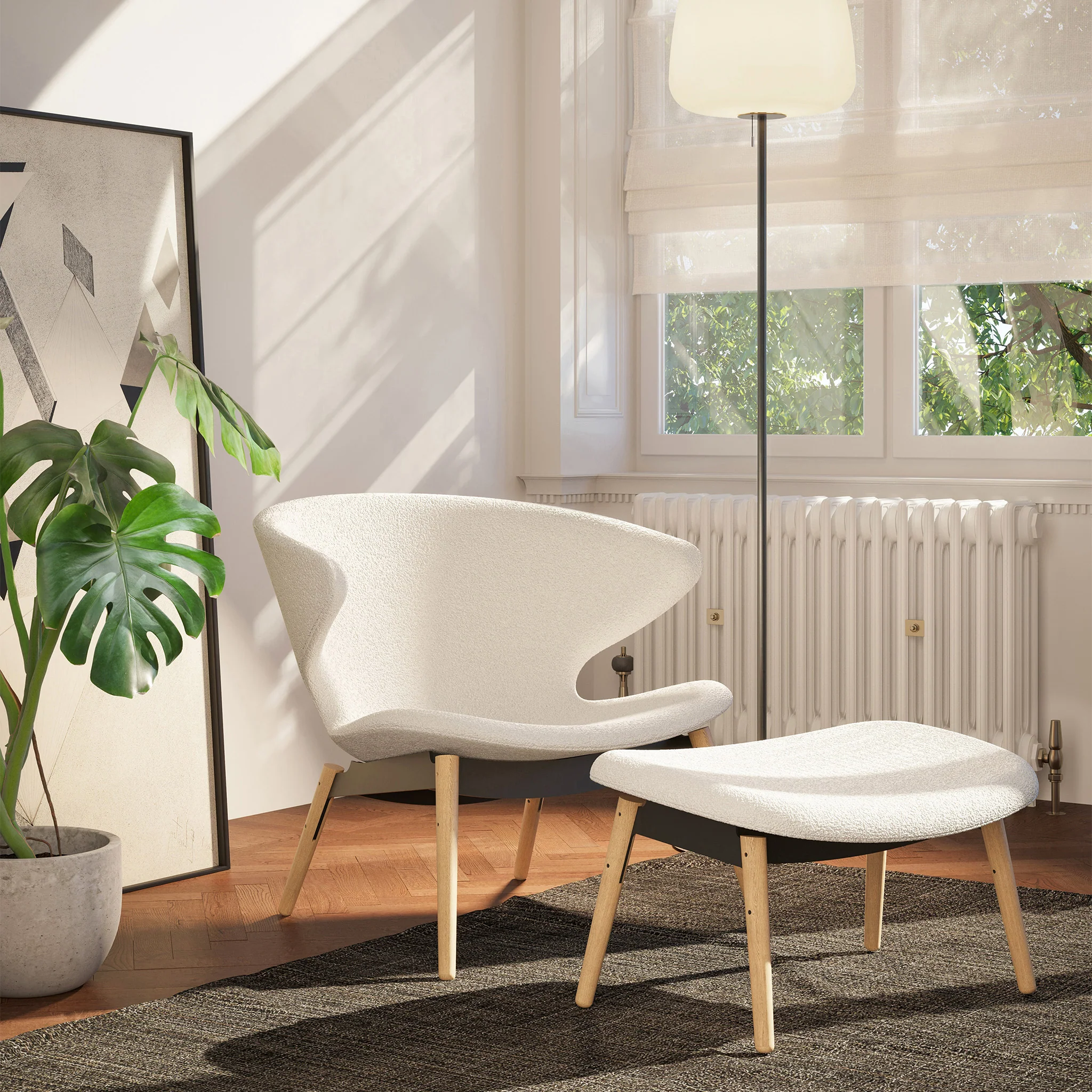 Ella Lounge Ottoman by Case - Image 5
