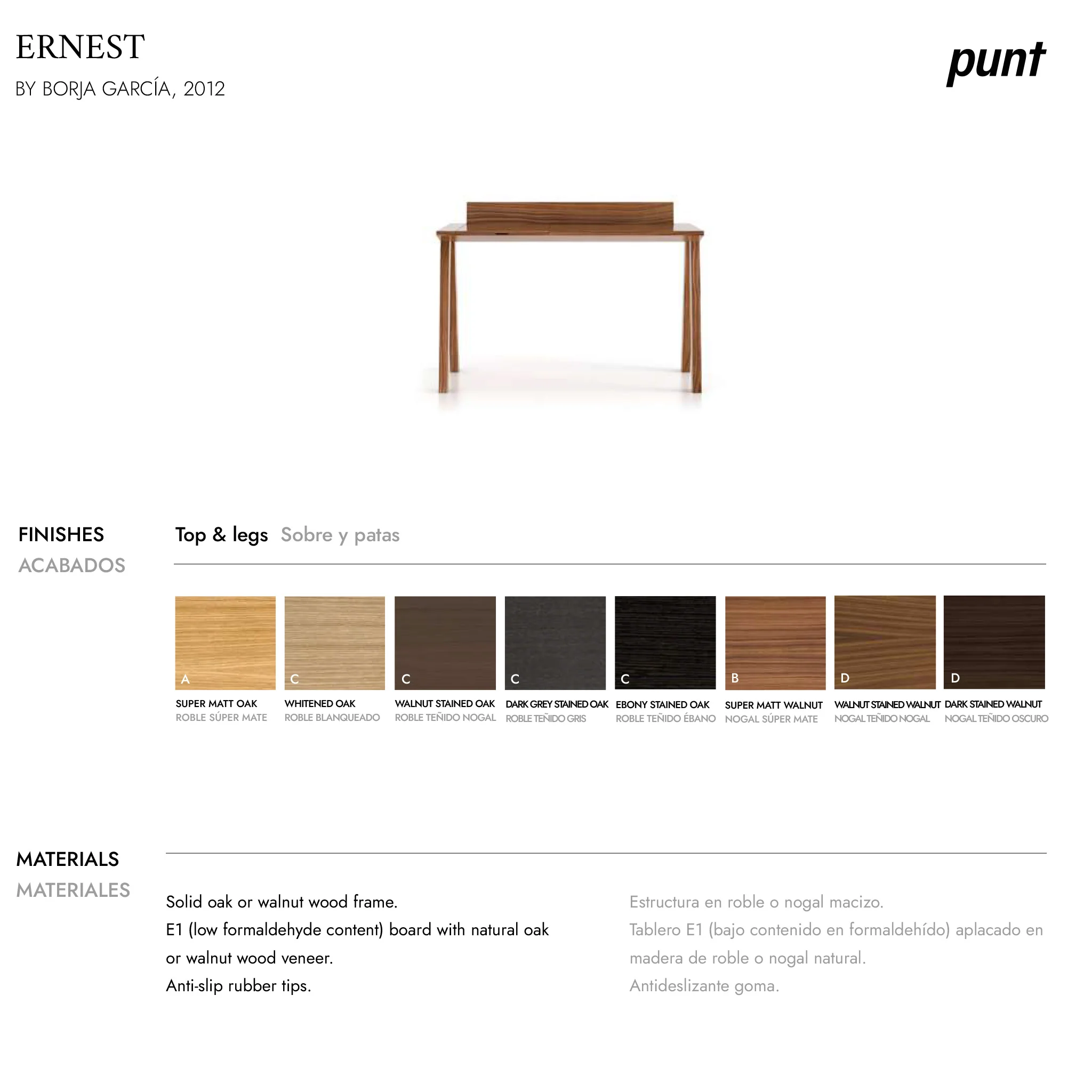 Ernest Desk by Punt - Image 3