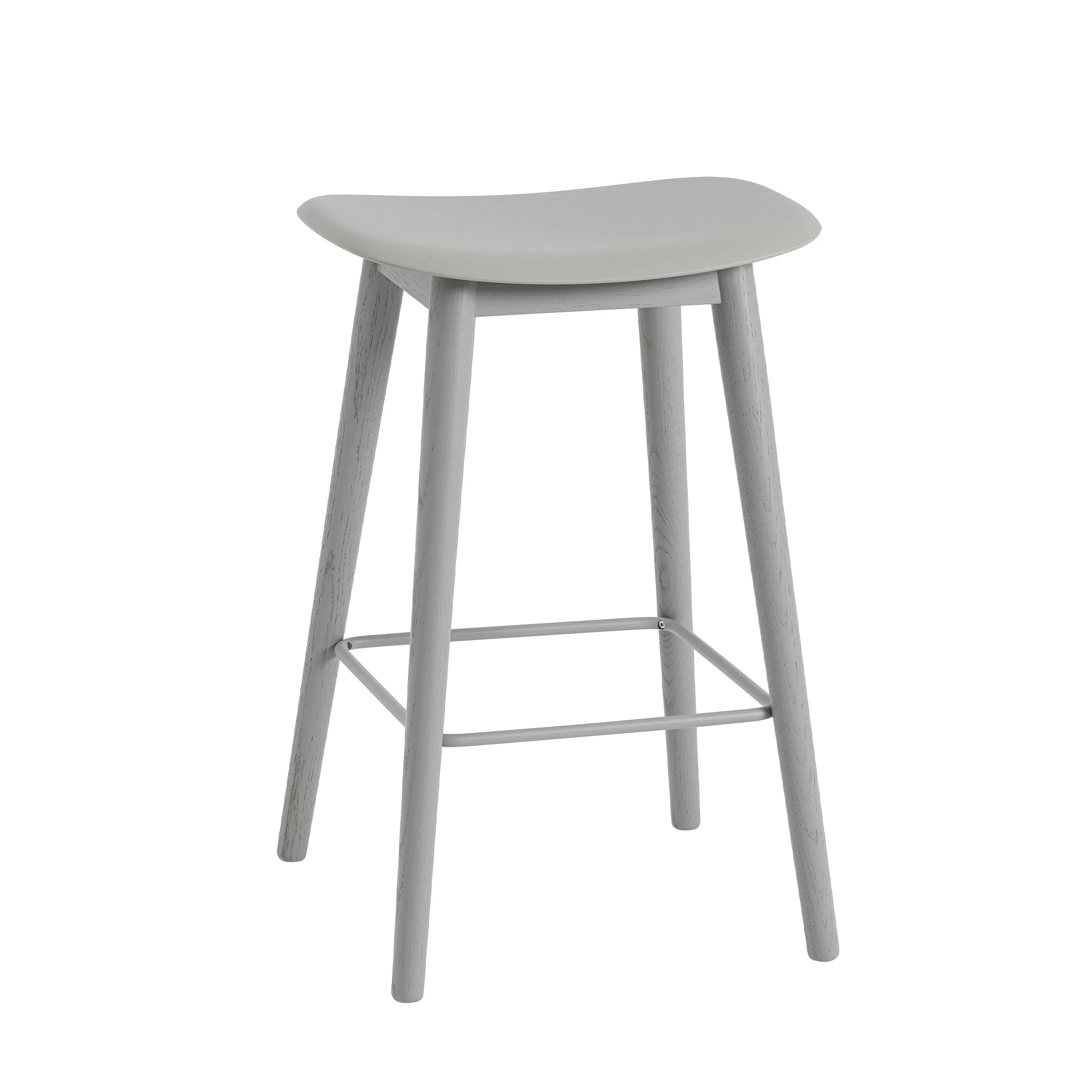 Fiber Bar Stool Wood Base by Muuto - Image 5