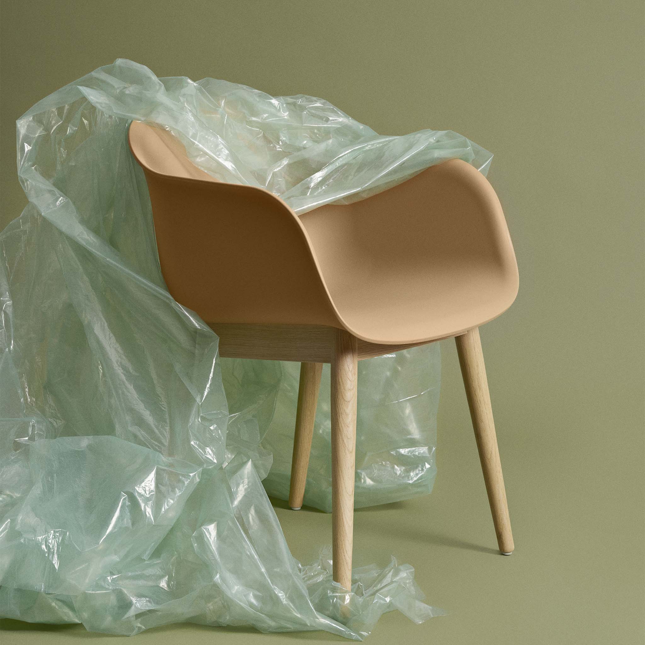 Fiber Armchair - Wooden base by Muuto - Image 2
