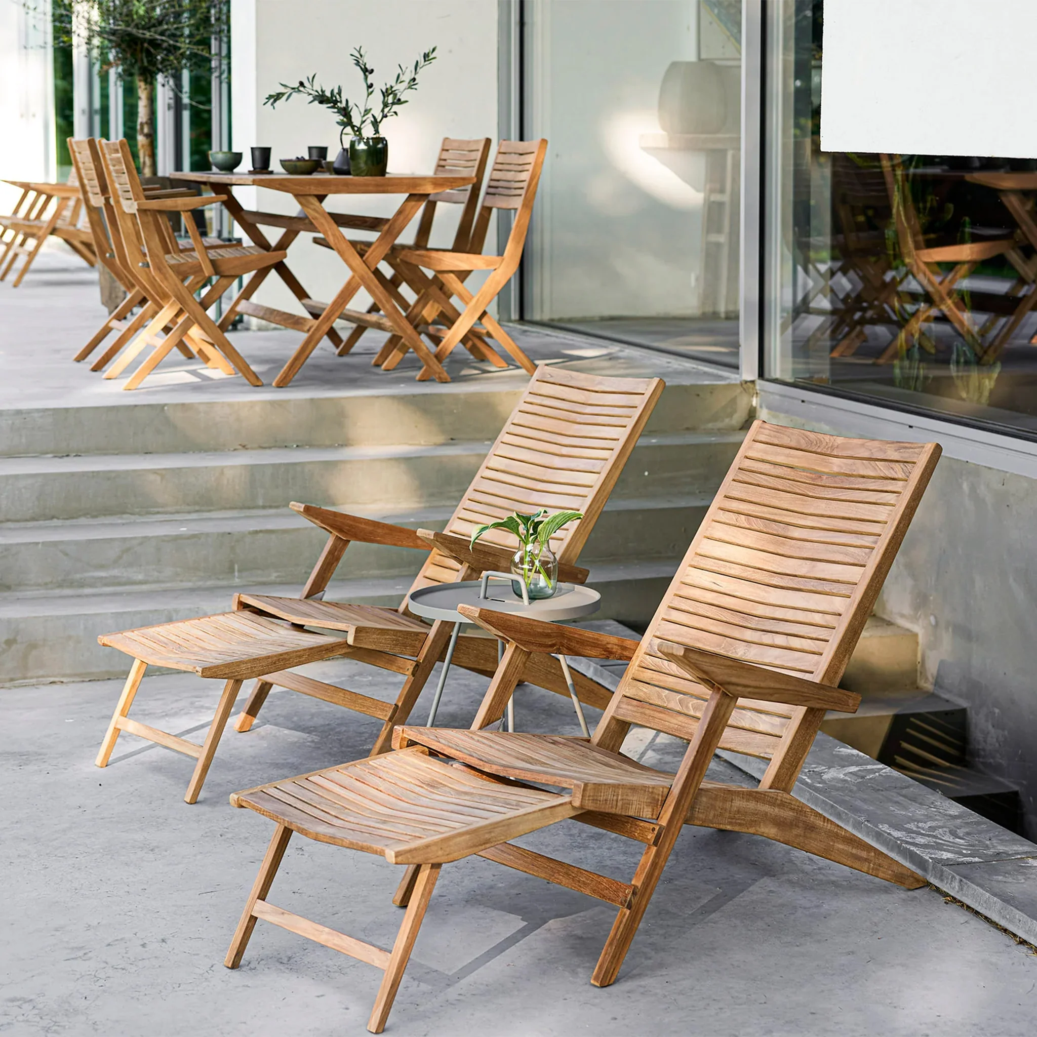 Flip Deck Chair By Cane-line - Image 2