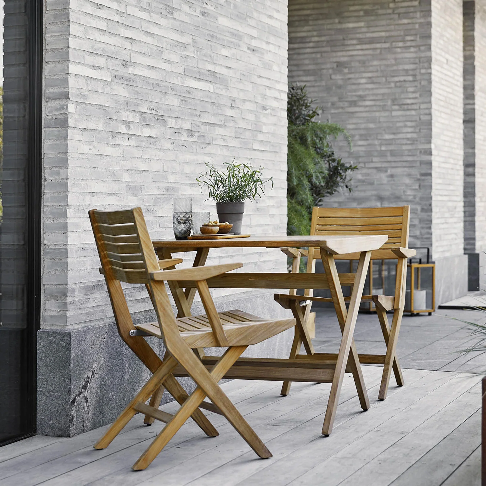 Flip Folding Armchair By Cane-line - Image 5