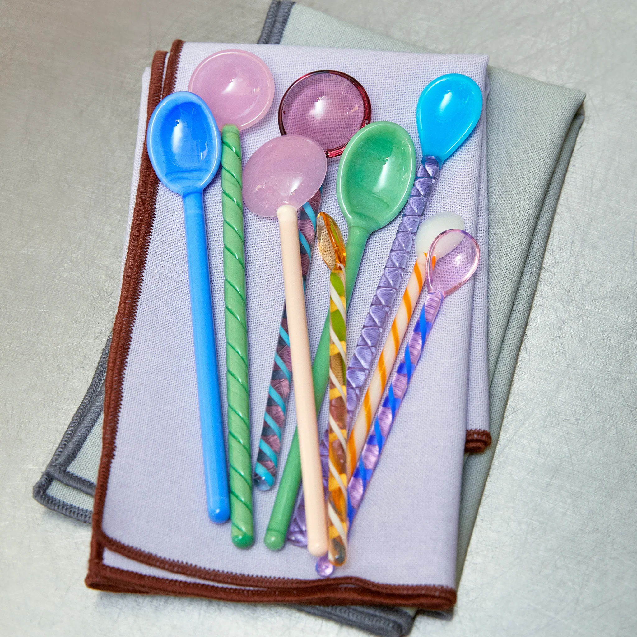 Glass Spoons - Twist by HAY - Image 3