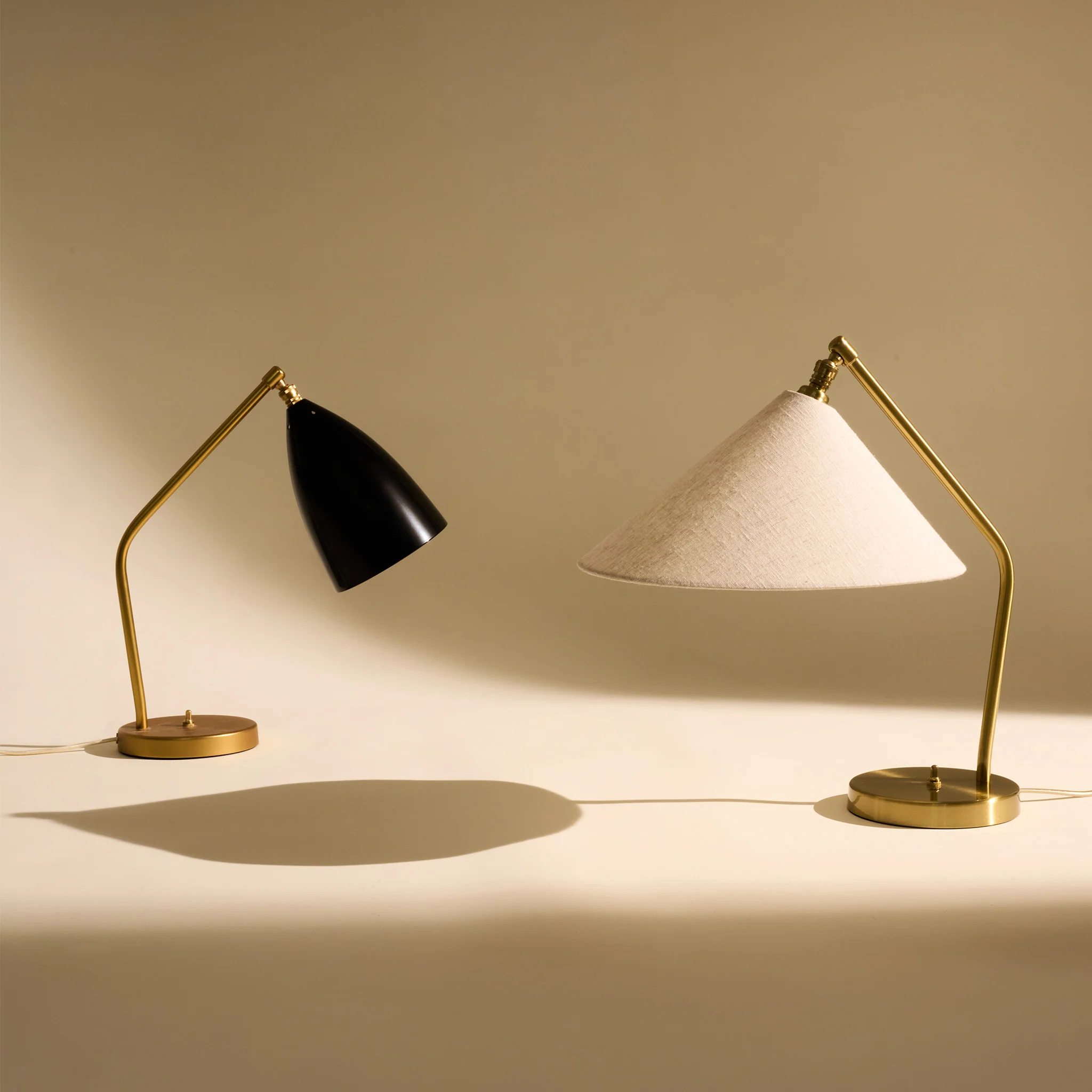 Grasshopper Table Lamp - Fabric Shade by Gubi - Image 2