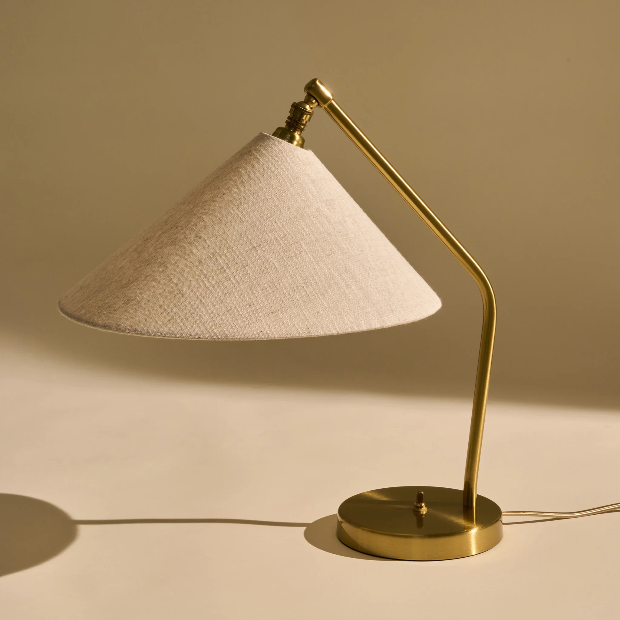 Grasshopper Table Lamp - Fabric Shade by Gubi - Image 3