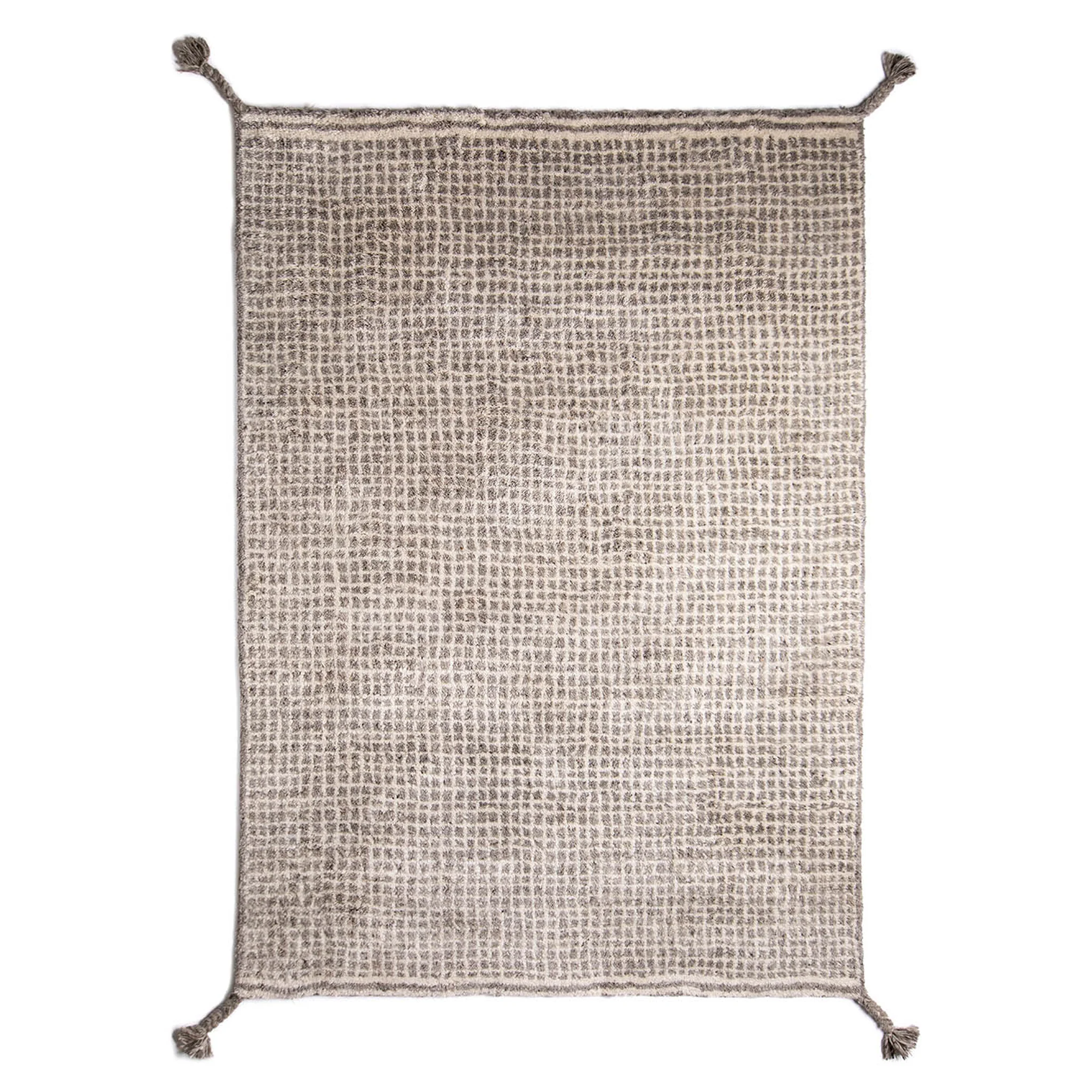 Grid Hand Knotted Wool Rug by Woodnotes - Image 8