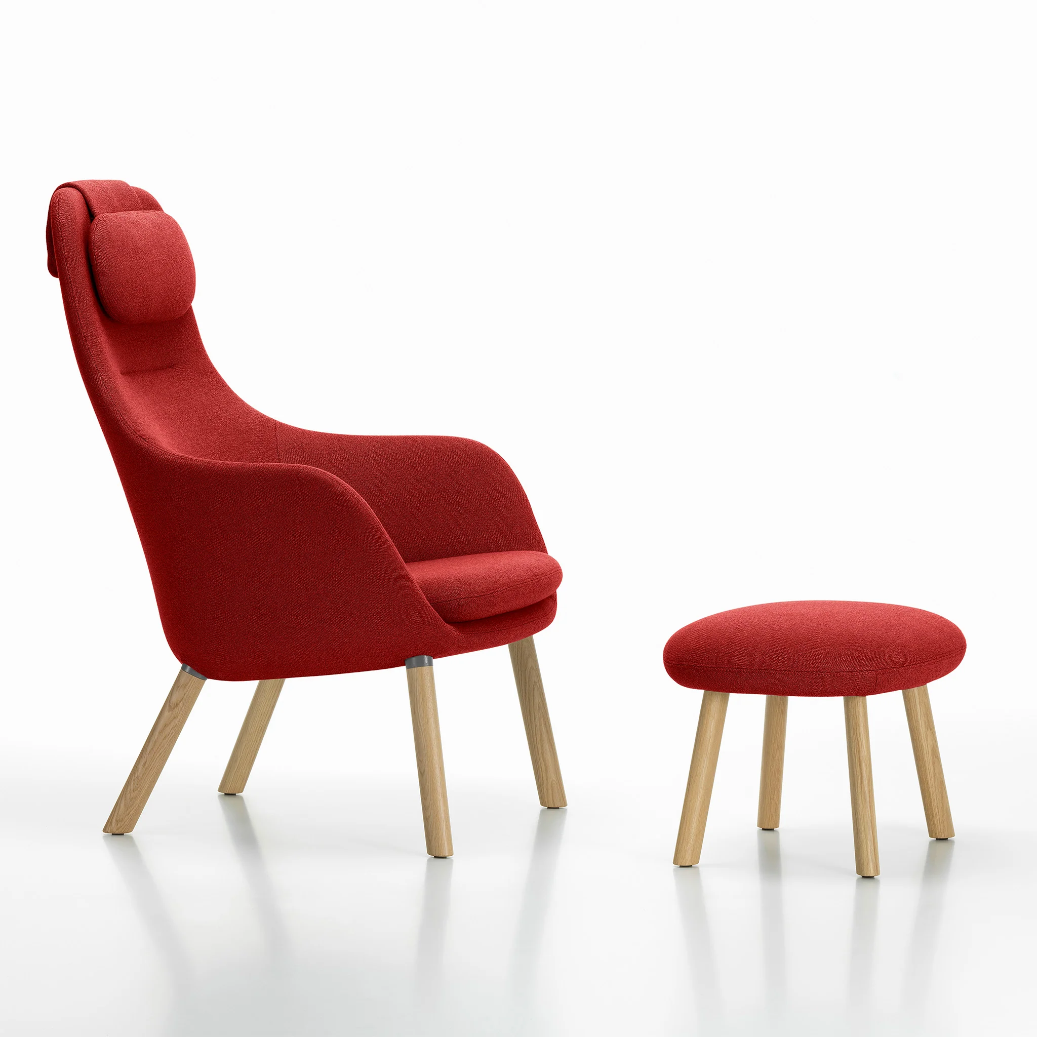 HAL Lounge Ottoman By Jasper Morrison for Vitra - Image 4